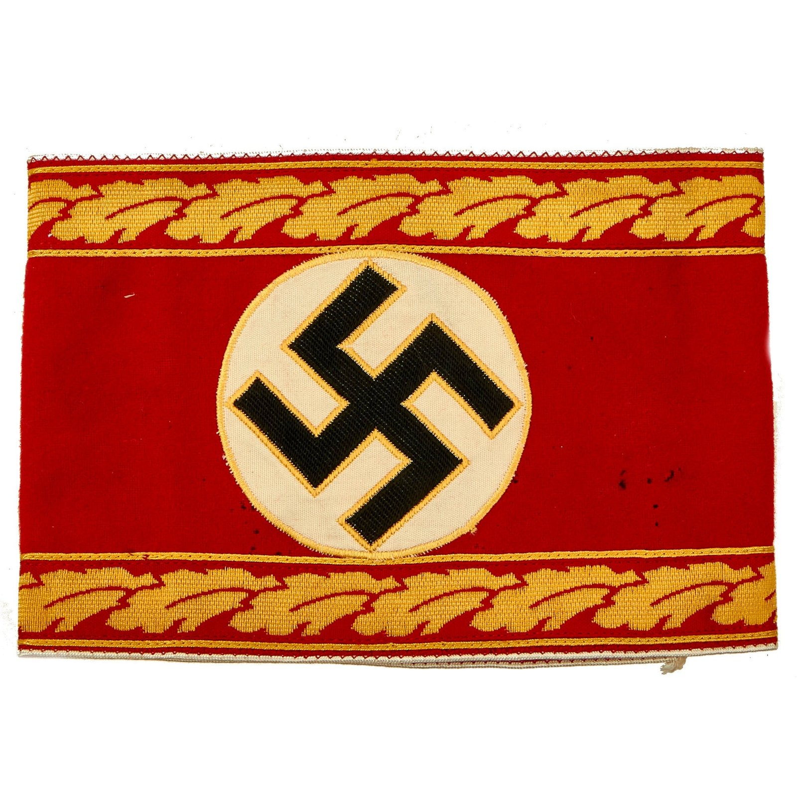 Buy Original German WWII NSDAP Kreisleitung District Leadership Head Department Leader Armband with RZM Tag | Original Firearms Antique For Sale