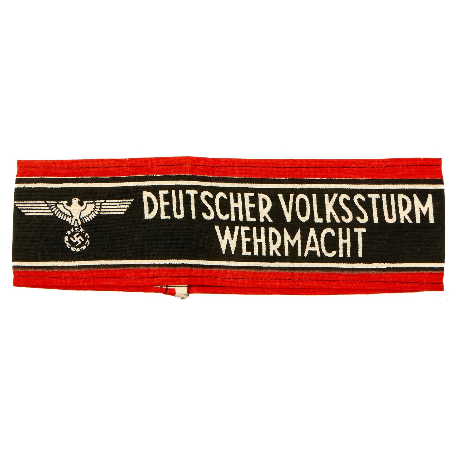 Buy Original German WWII Deutscher Volkssturm Wehrmacht Armband | Original Firearms Antique For Sale