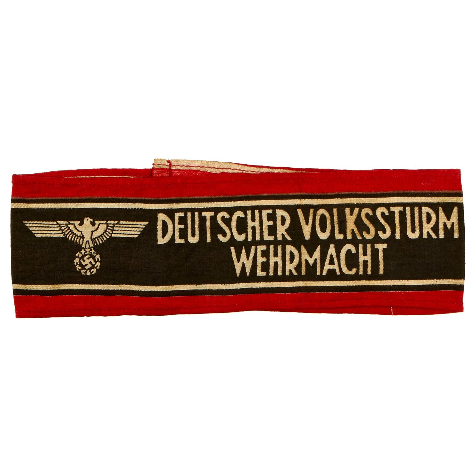 Buy Original German WWII Deutscher Volkssturm Wehrmacht Armband | Original Firearms Antique For Sale