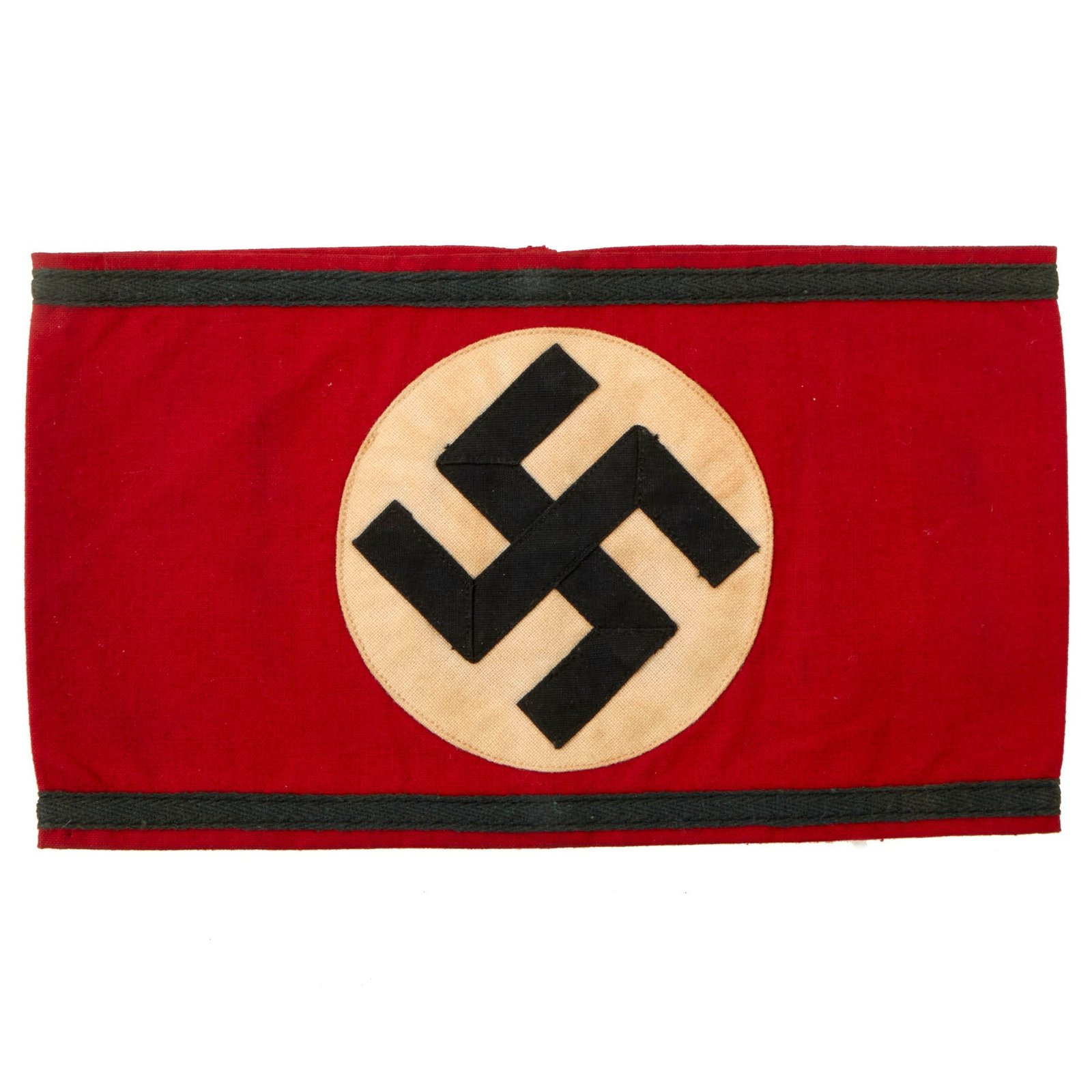 Buy Original German WWII SS Member's Multi-Piece Cotton Armband - Schutzstaffel | Original Firearms Antique For Sale