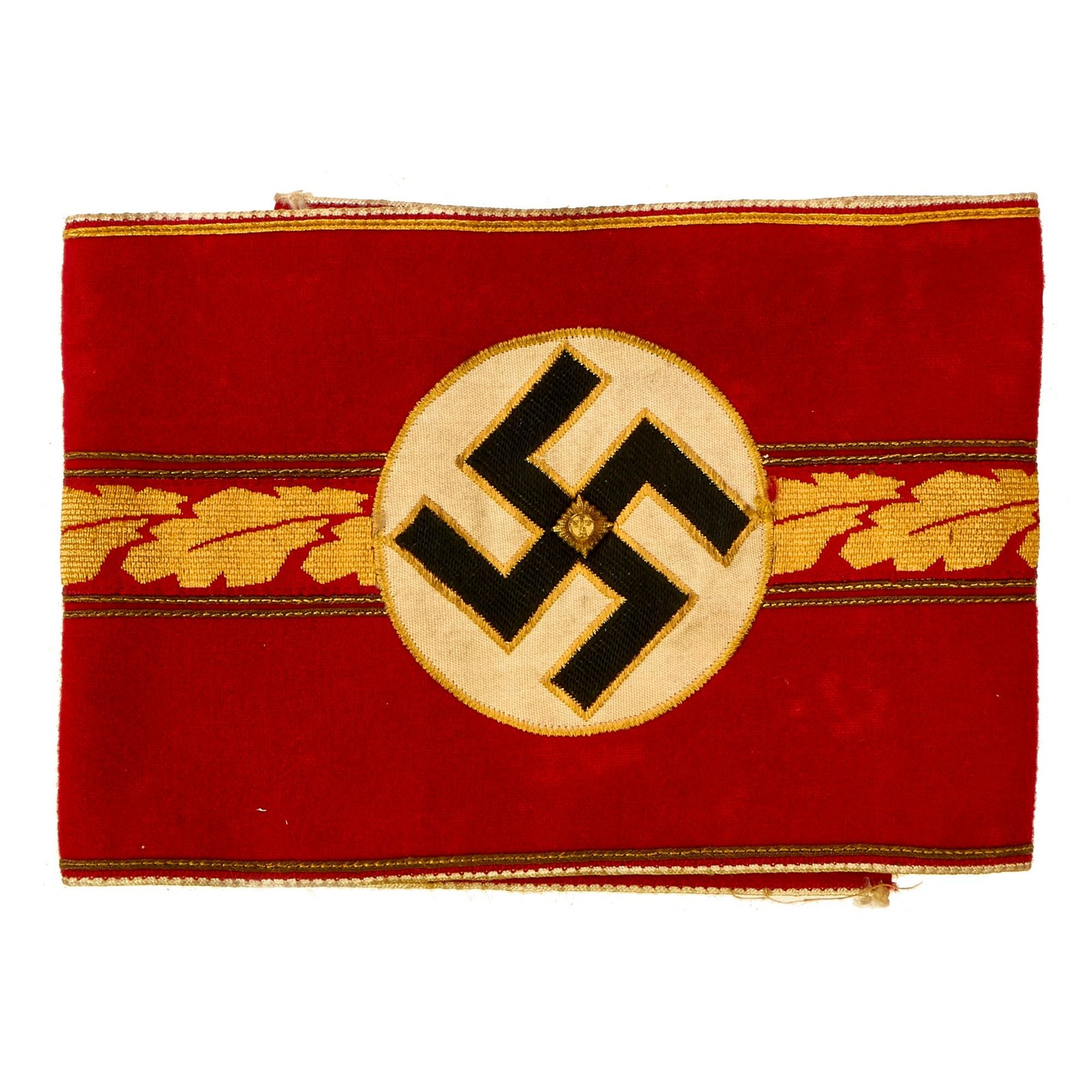 Buy Original German WWII NSDAP Kreisleiter District Leader Armband with RZM Tag | Original Firearms Antique For Sale