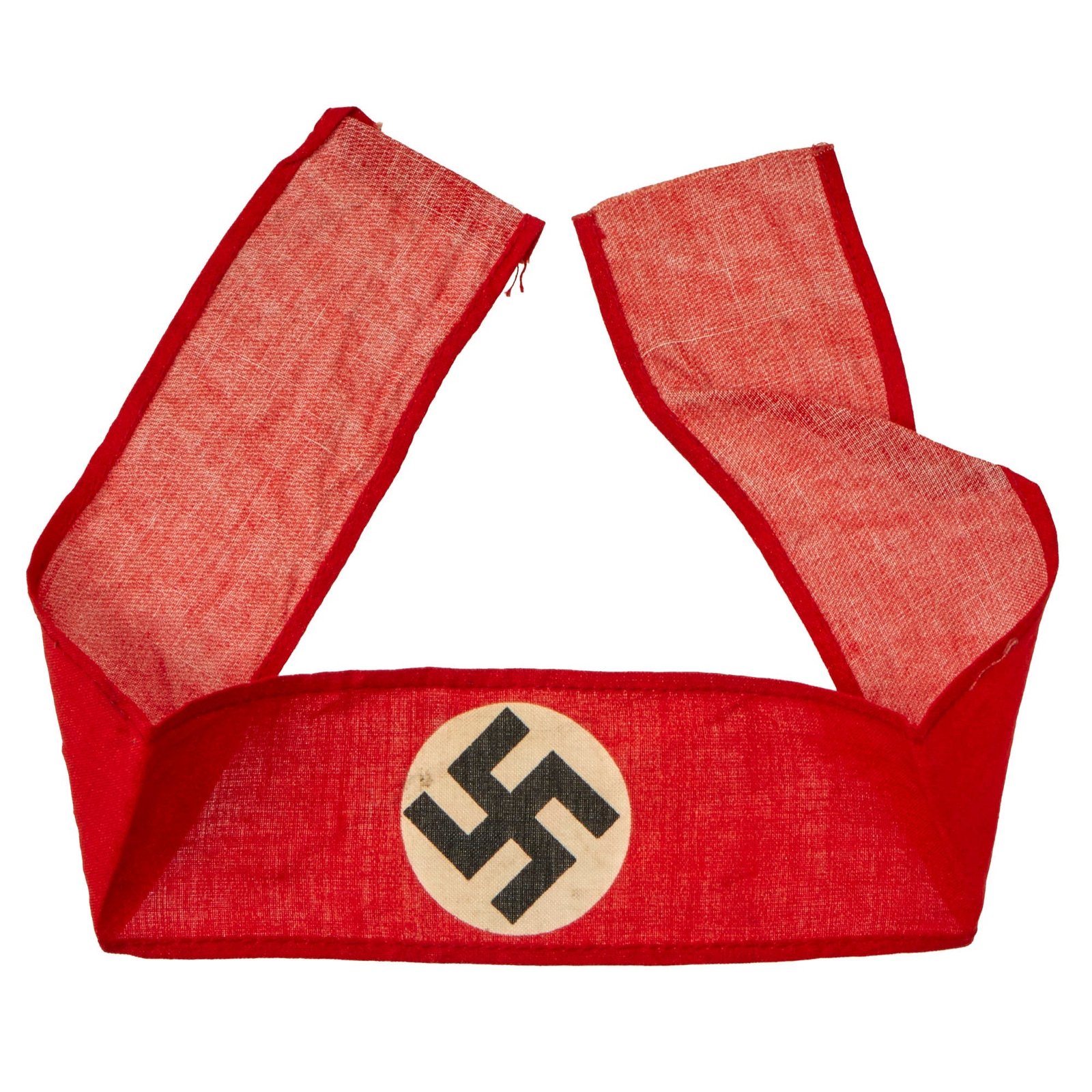 Buy Original German WWII NSDAP Party Printed Cotton Overcoat Armband | Original Firearms Antique For Sale