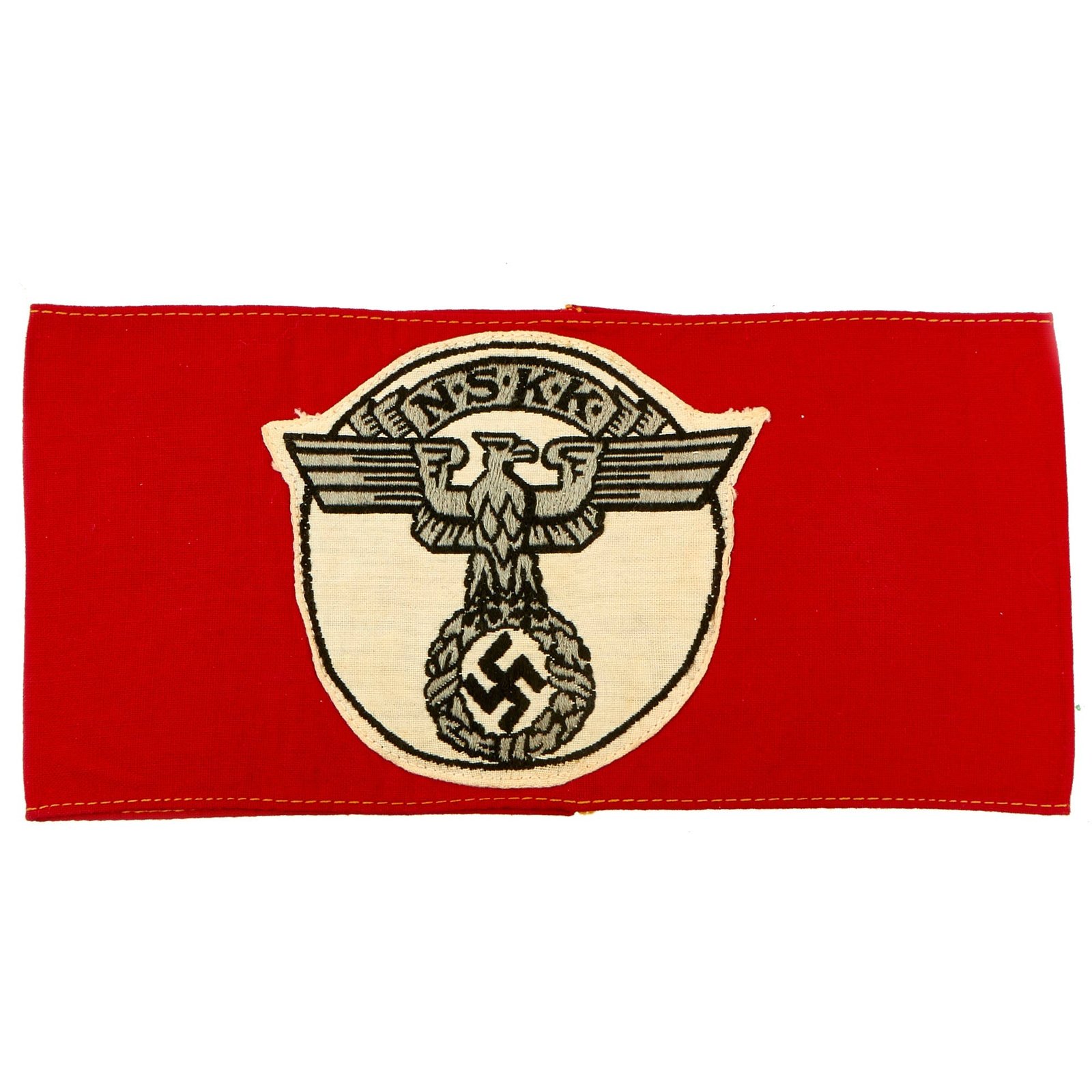 Buy Original German WWII Unissued NSKK National Socialist Motor Corps Member Armband with RZM Tag | Original Firearms Antique For Sale