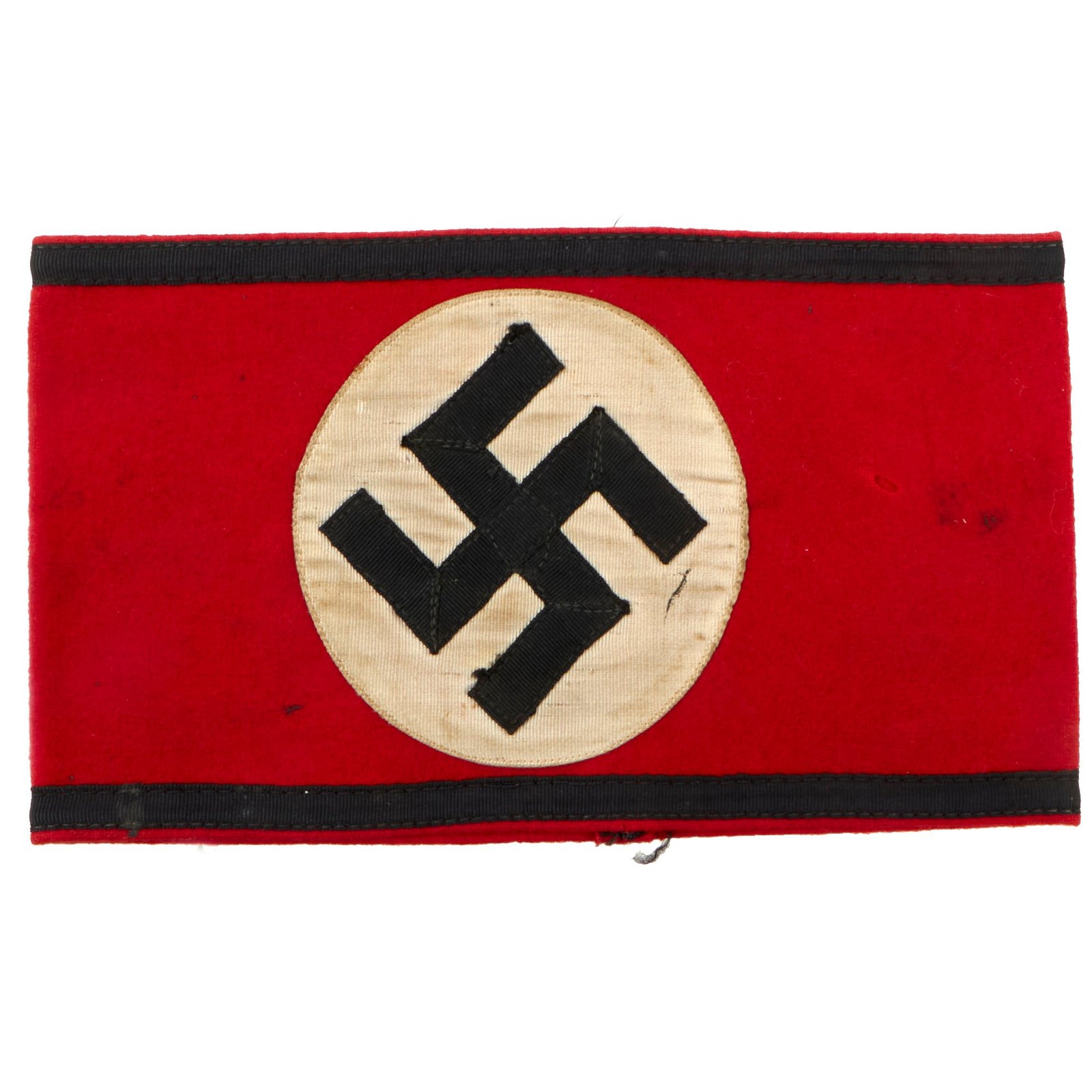 Buy Original German WWII SS Member's Wool & Rayon Multi-Piece Armband | Original Firearms Antique For Sale