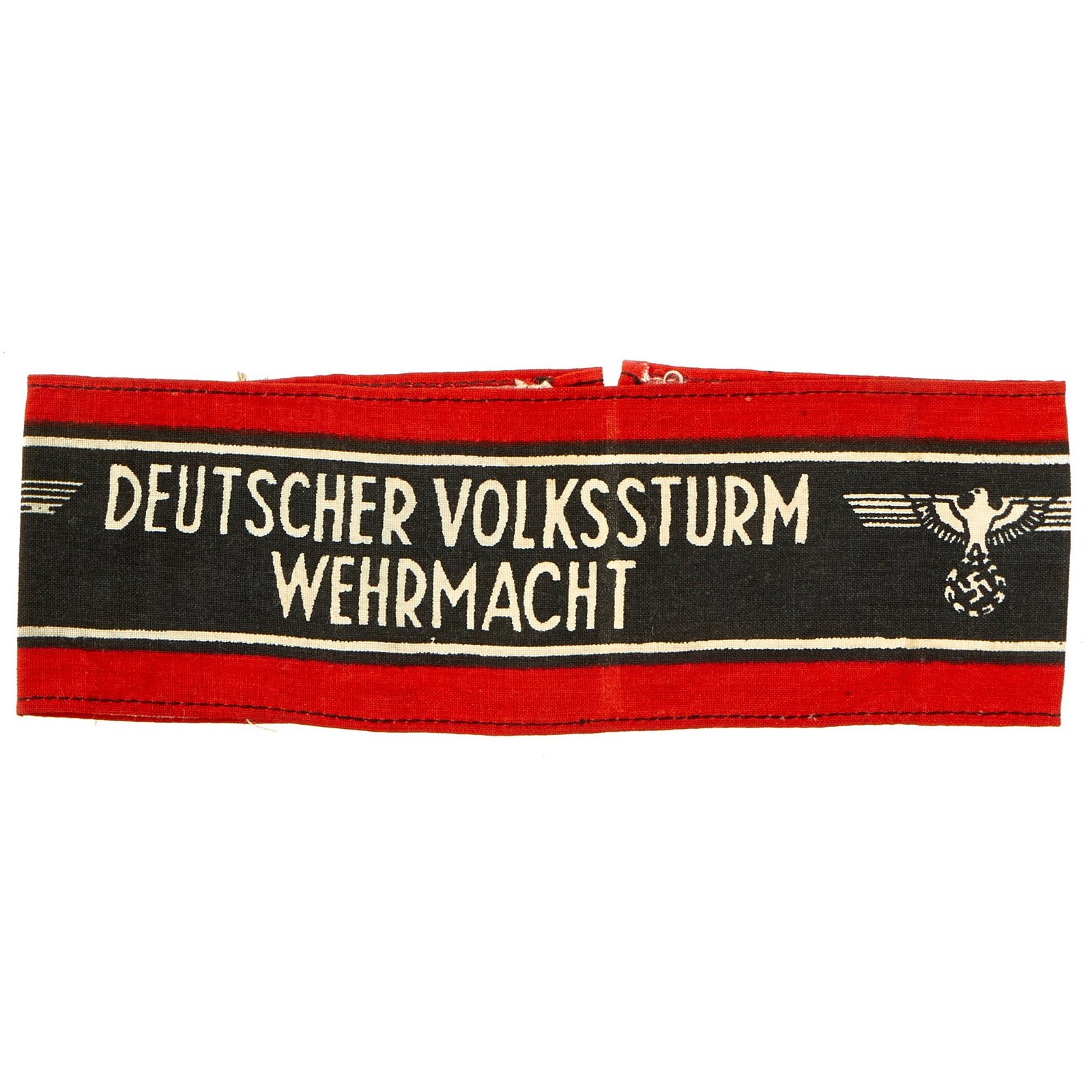 Buy Original German WWII Deutscher Volkssturm Wehrmacht Armband | Original Firearms Antique For Sale