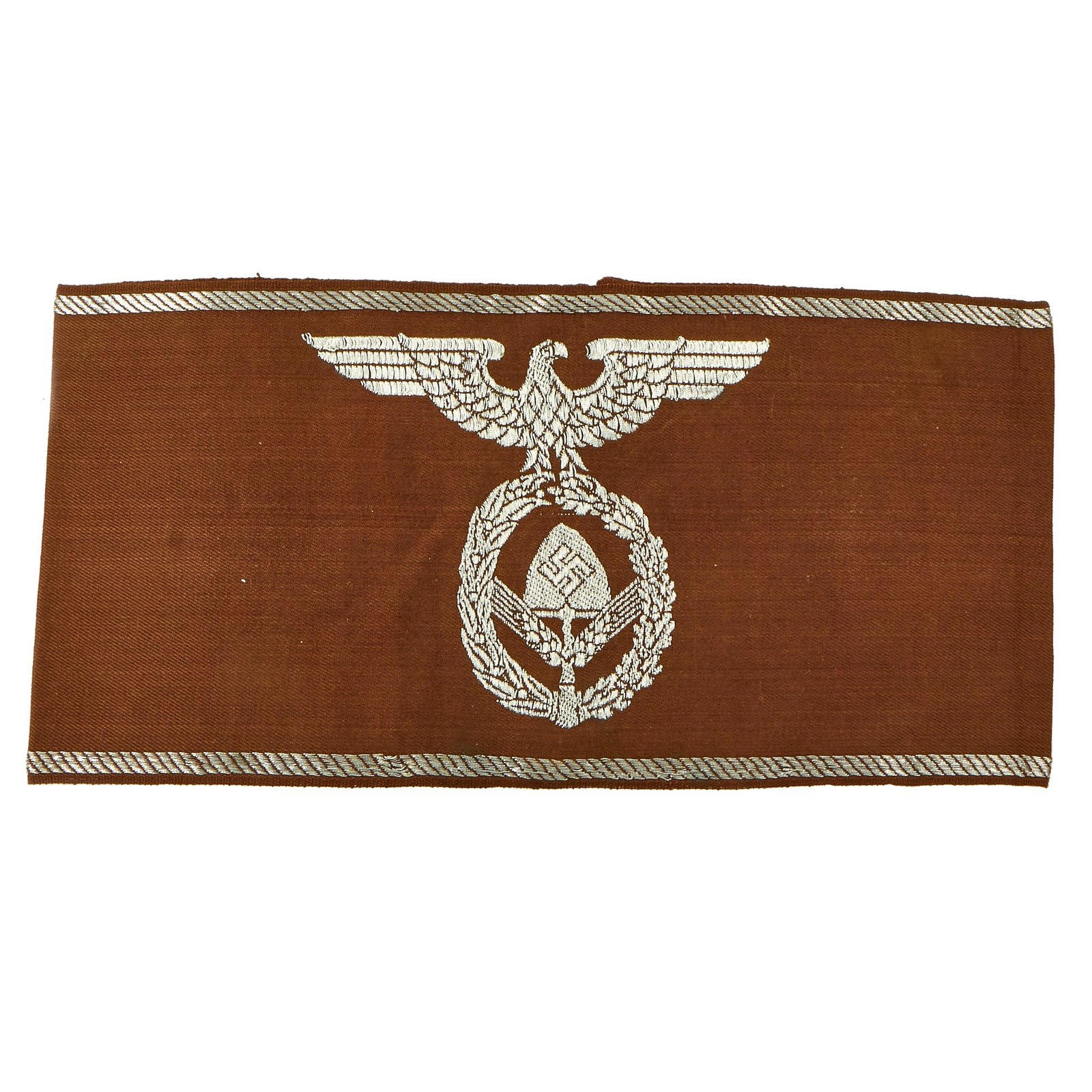 Buy Original German WWII RAD Labor Service Officer's Armband - Reichsarbeitsdienst | Original Firearms Antique For Sale