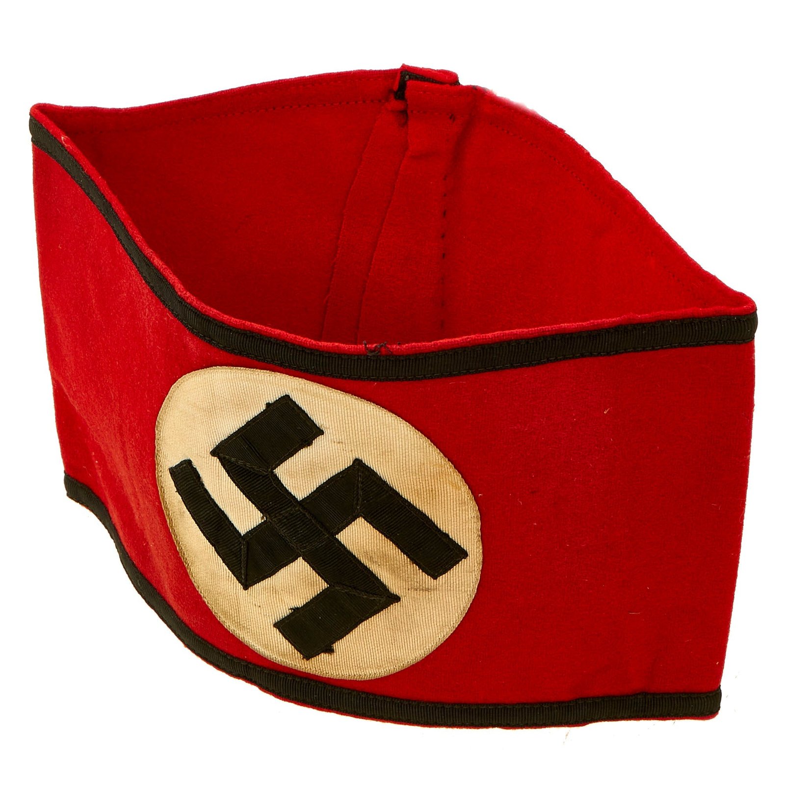 Buy Original German Pre-WWII SS Member's Wool & Rayon Multi-Piece Armband | Original Firearms Antique For Sale