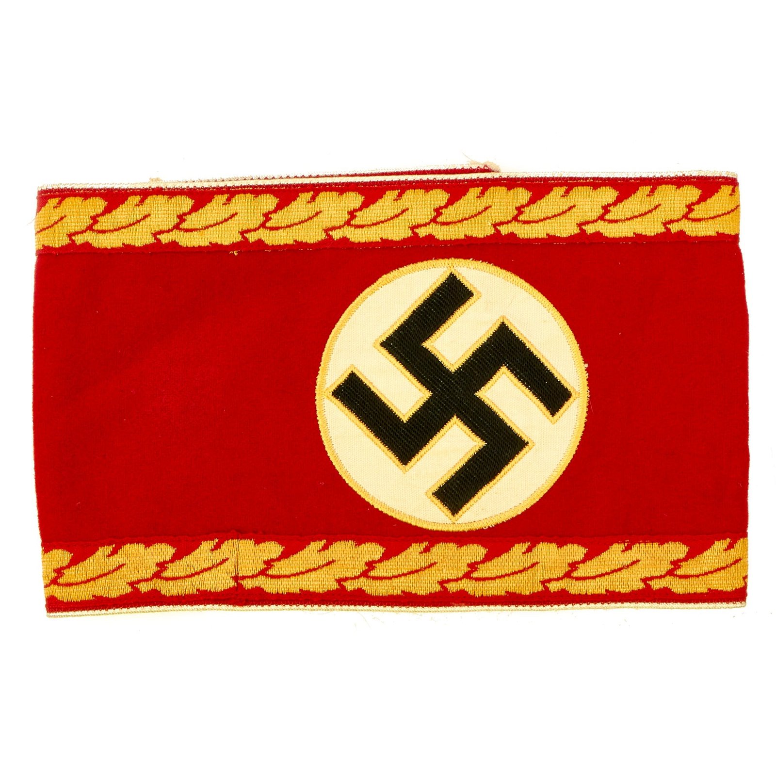 Buy Original German WWII NSDAP Kreisleitung District Leadership Department Leader Armband with RZM Tag | Original Firearms Antique For Sale