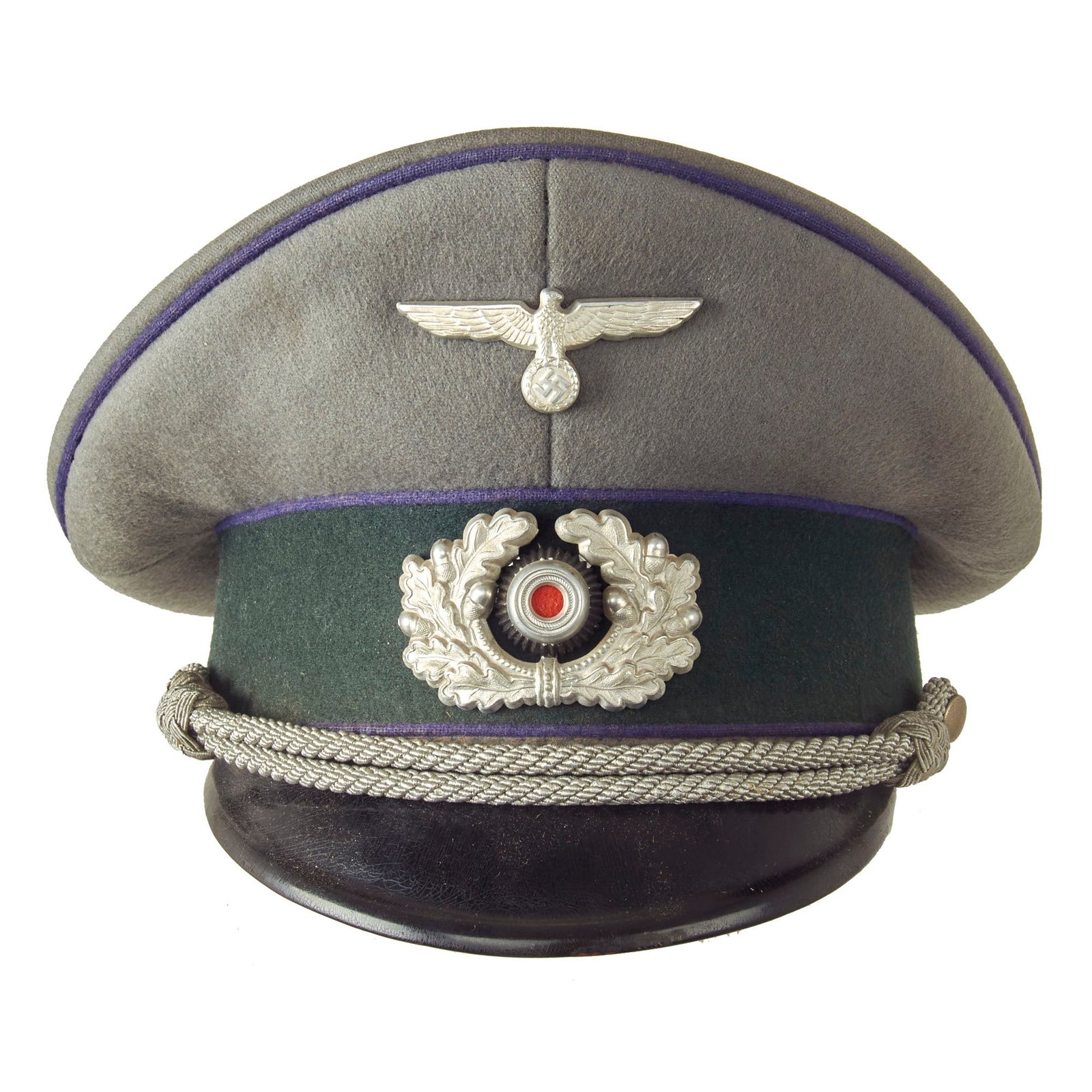 Buy Original German WWII Army Heer Medical Officer Schirmmütze Visor Crush Cap | Original Firearms Antique For Sale