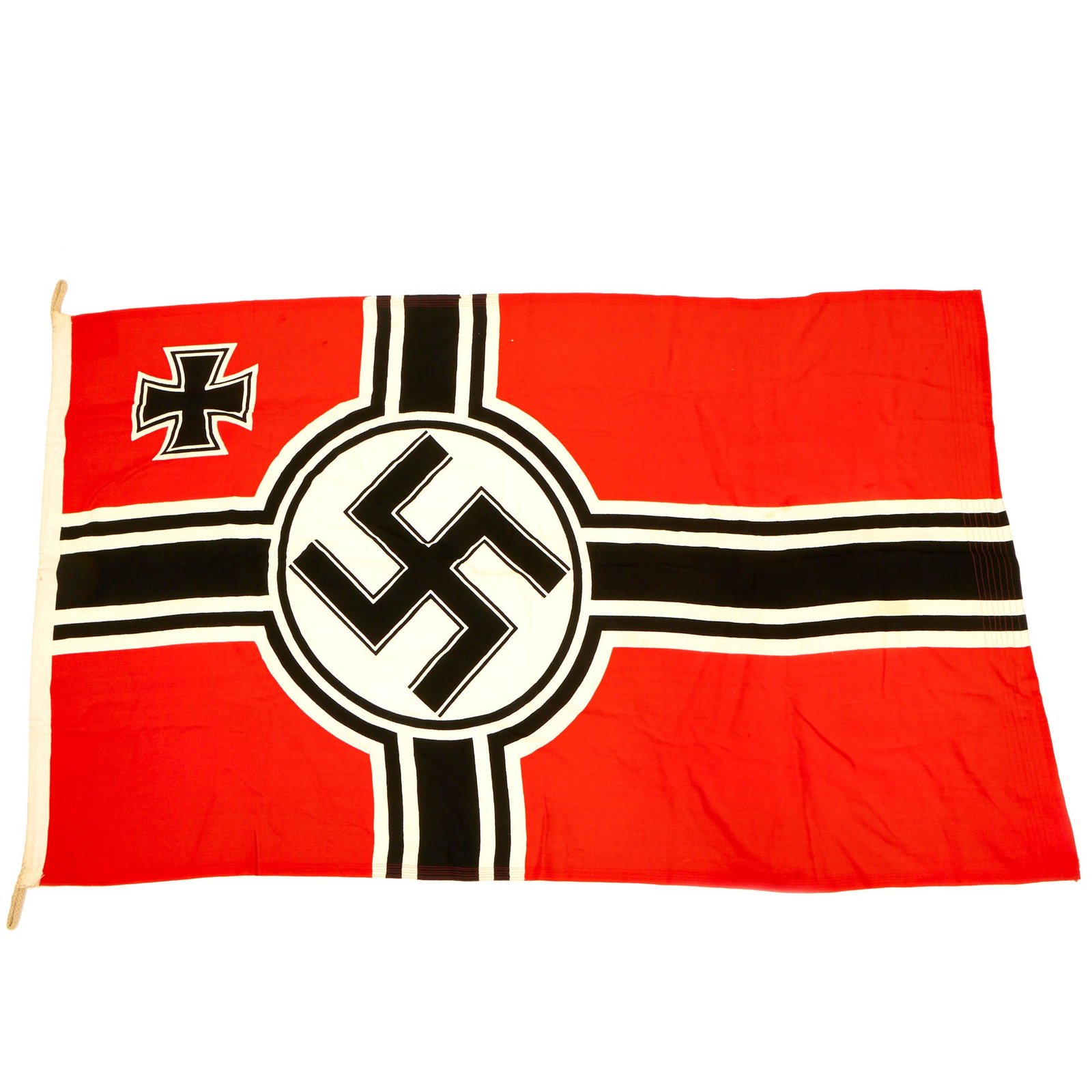 Buy Original German WWII 100cm x 170cm Battle Flag by Lorenz Summa Söhne - Reichskriegsflagge | Original Firearms Antique For Sale
