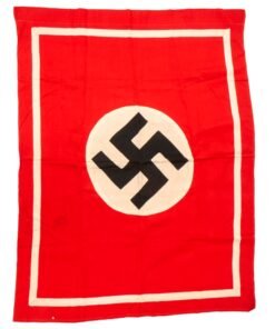 Buy Original German WWII NSDAP National Socialist Party Podium Banner with Faded Issue Stamp - 39" x 31" | Original Firearms Antique For Sale