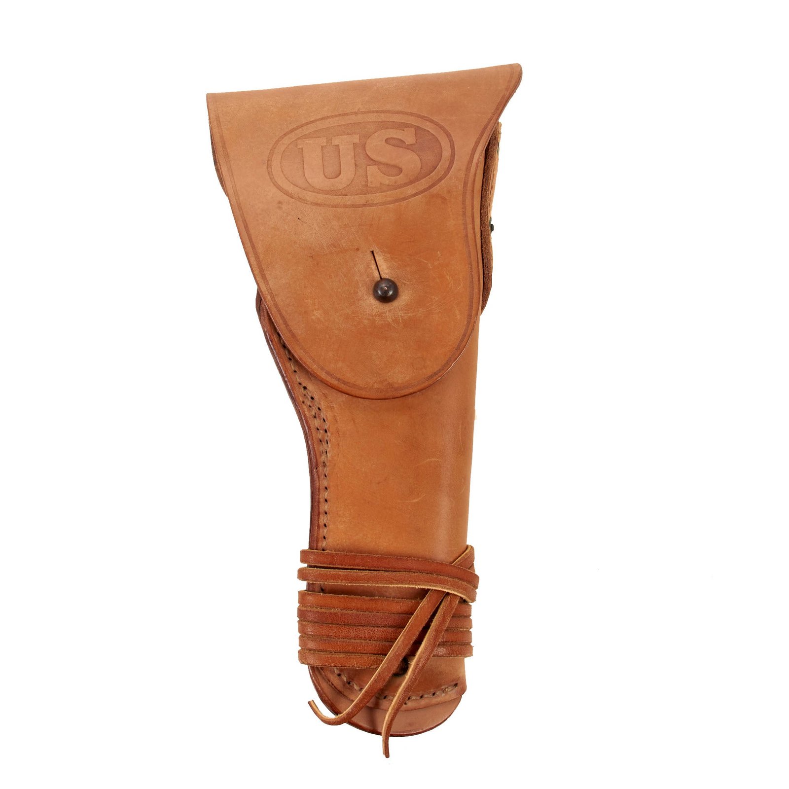 Buy Original U.S. WWII Era Excellent Condition M1916 .45 Colt 1911 Leather Holster by Warren Leather Goods Co. - Dated 1944 | Original Firearms Antique For Sale