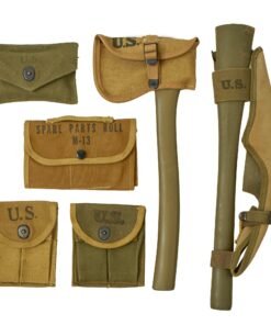 Buy Original U.S. WWII Unissued G.I. Field Gear Lot Featuring M1942 Axe, M1910 Pick Mattock Pickaxe and More - 6 Items | Original Firearms Antique For Sale