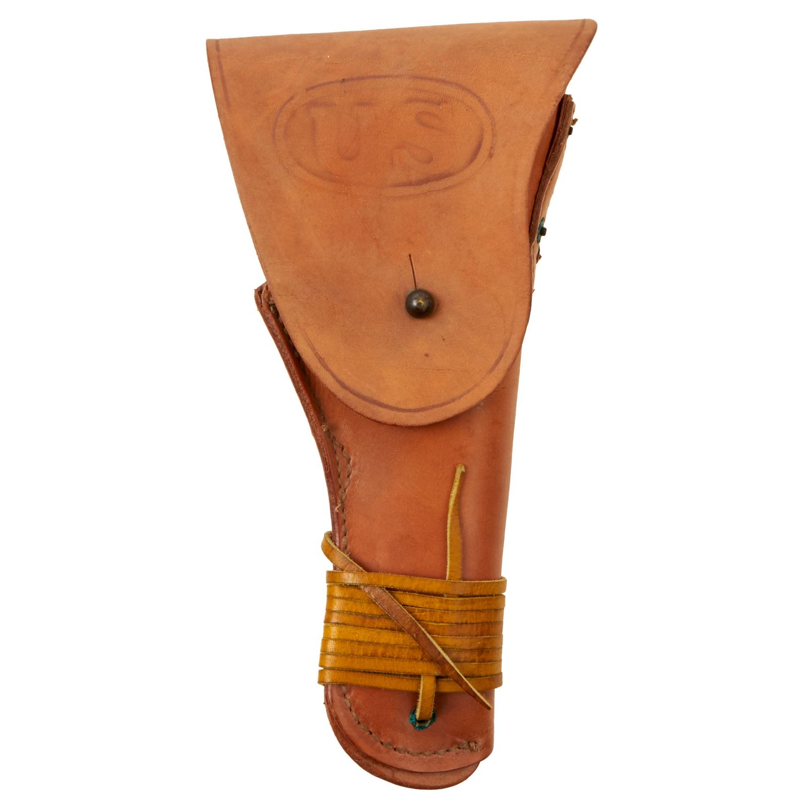 Buy Original U.S. WWII Unissued M1916 .45 Graton & Knight Co. Leather Holster with Leg Tie Down | Original Firearms Antique For Sale