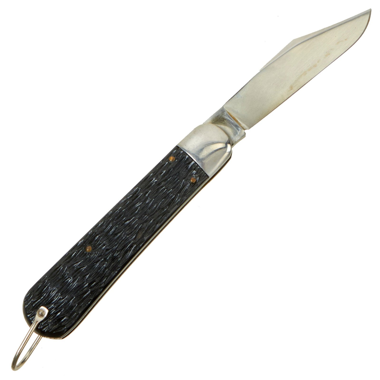 Buy Original U.S. WWII style Unissued Korean War Airborne Schrade Walden NY M2 Pocket Knife with Bail & Cord | Original Firearms Antique For Sale