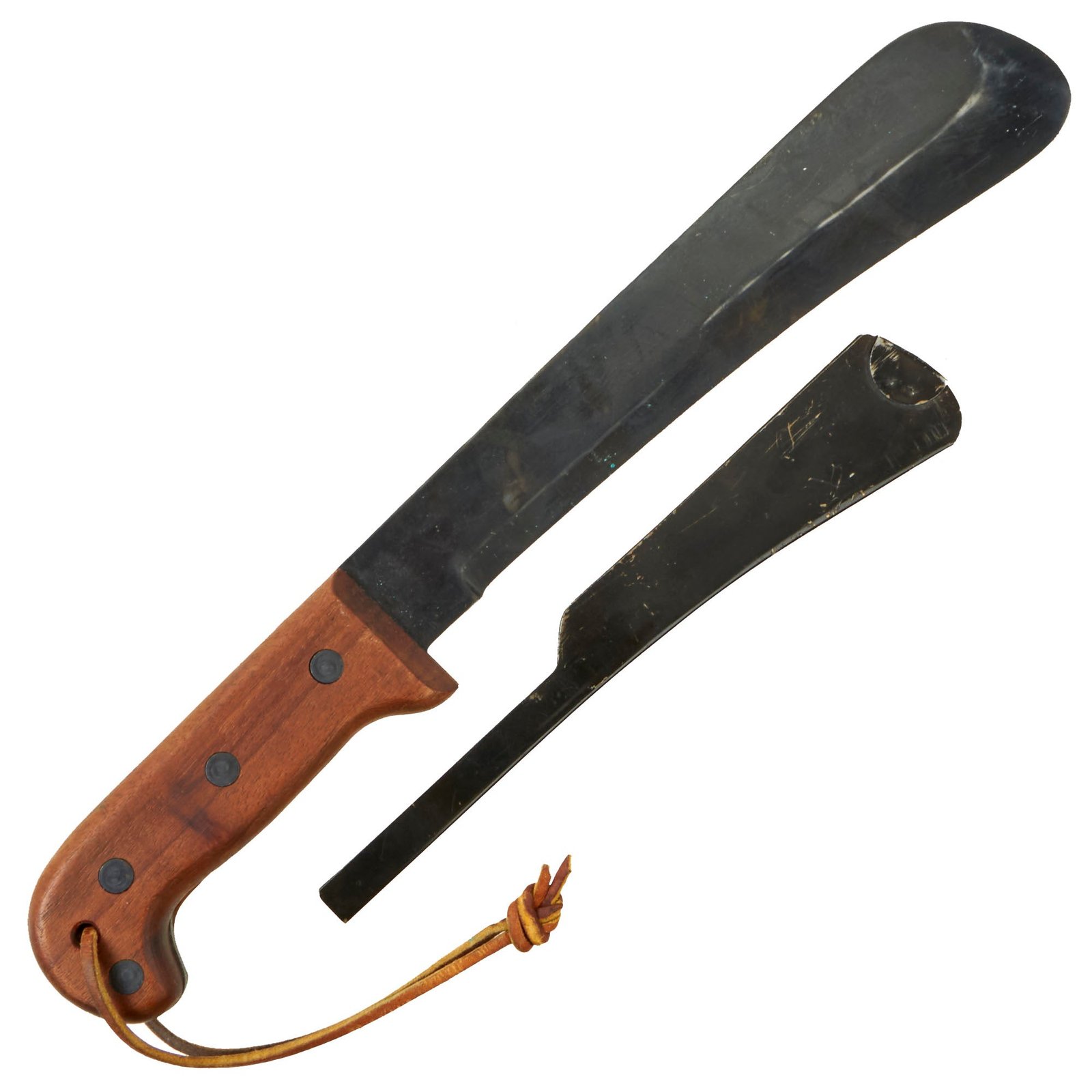 Buy Original U.S. WWII USAAF Case XX Airmen's “First Model” Non-Folding Survival Machete with Rare Blade Guard | Original Firearms Antique For Sale