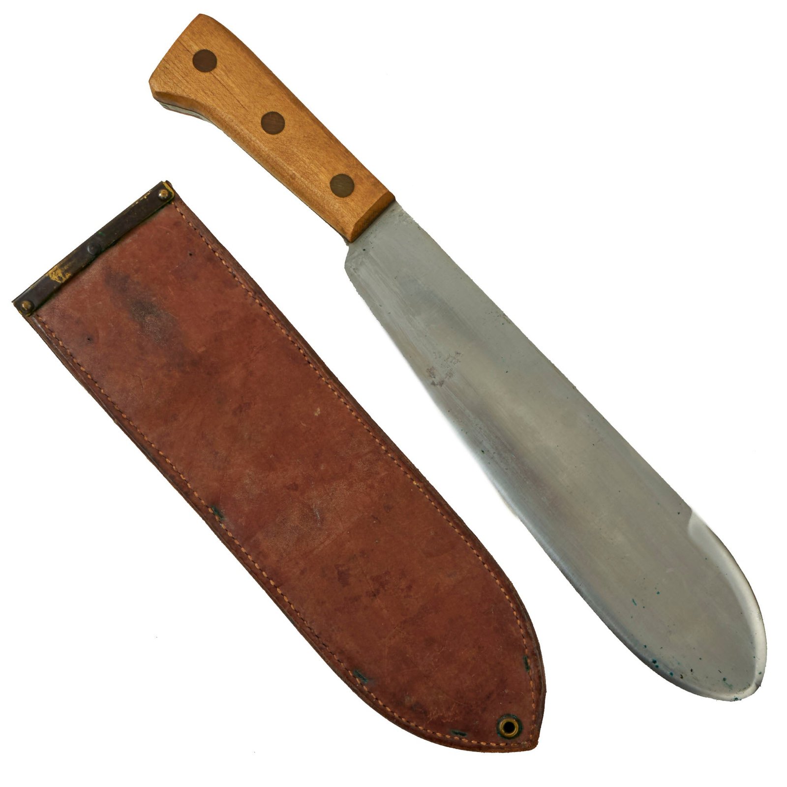 Buy Original U.S. WWII USMC Bolo Knife by Chatillon, N.Y. with BOYT 1945 Scabbard | Original Firearms Antique For Sale