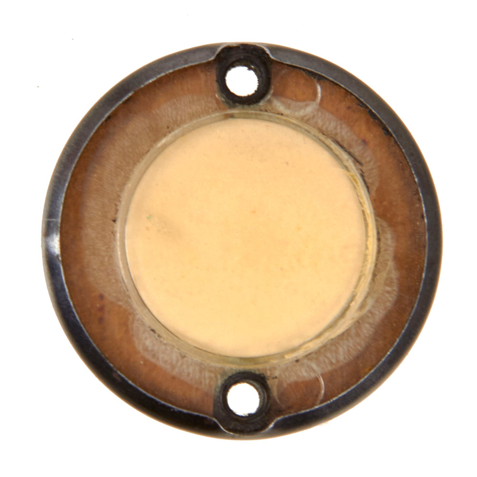 Original U.S. WWII Paratrooper D-Day Normandy Invasion Clip On Luminous Disc Helmet Marker