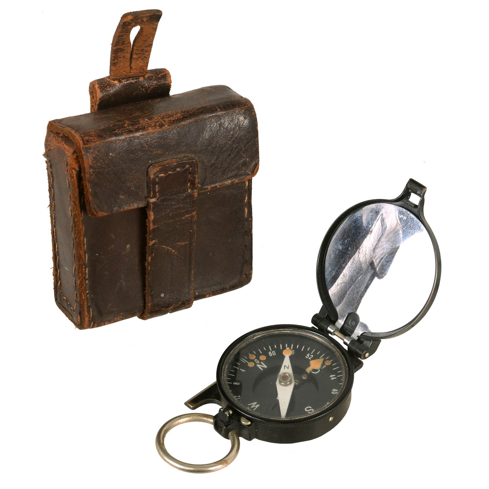 Buy Original German WWII Busch Marching Compass with Unit Marking - 10th Infantry Division | Original Firearms Antique For Sale