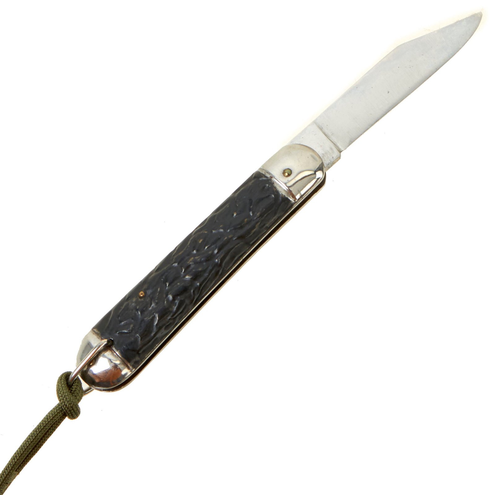 Buy Original U.S. WWII Service Worn Airborne Schrade Edgemaster M2 No.2 Paratrooper Knife with Metal Handle | Original Firearms Antique For Sale