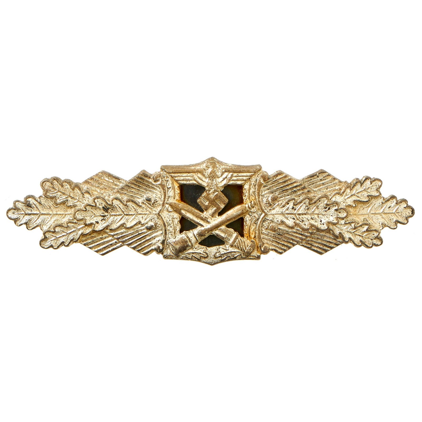 Buy Original German WWII Close Combat Clasp in Silver by Arbeit Gemeinschaft Metal und Kunstoff of Gablonz | Original Firearms Antique For Sale
