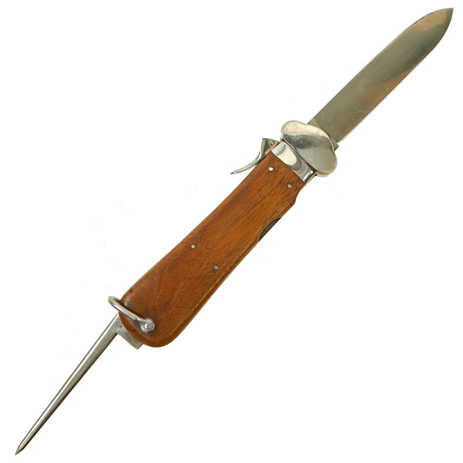 Buy Original Excellent German WWII Luftwaffe Gravity Knife by Solinger Metallwaren Fabrik with Waffen Proof - SMF | Original Firearms Antique For Sale