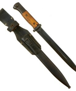 Buy Original German WWII 98k 1937 dated Bayonet by Carl Eickhorn with Scabbard & Frog - Matching Serial 6344 h | Original Firearms Antique For Sale