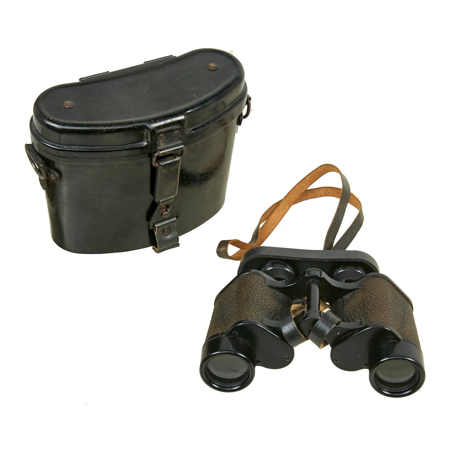 Buy Original German WWII 6x30 Dienstglas Binoculars by Emil Busch in Bakelite Carry Case | Original Firearms Antique For Sale