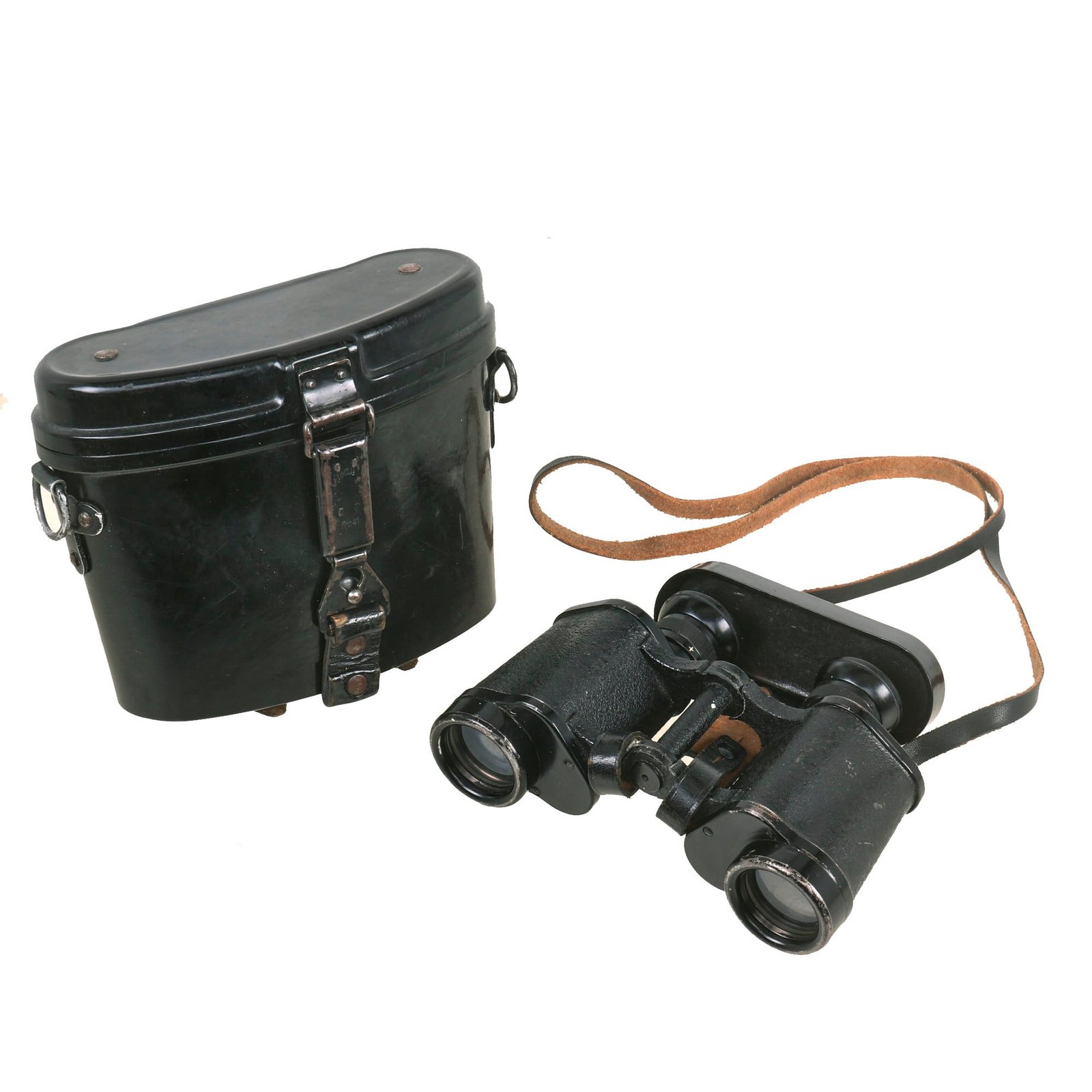 Buy Original German WWII 6x30 Dienstglas Binoculars by Voigtlander & Sons, Brunswick (ddx) in Bakelite Carry Case Dated 1941 | Original Firearms Antique For Sale