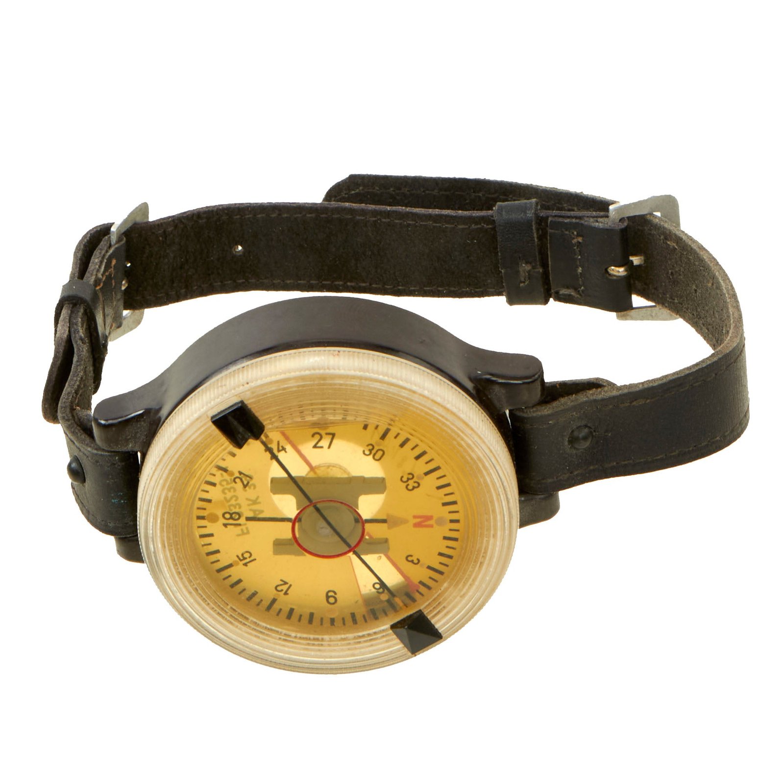 Buy Original WWII German Luftwaffe Aviator AK 39 Wrist Compass | Original Firearms Antique For Sale