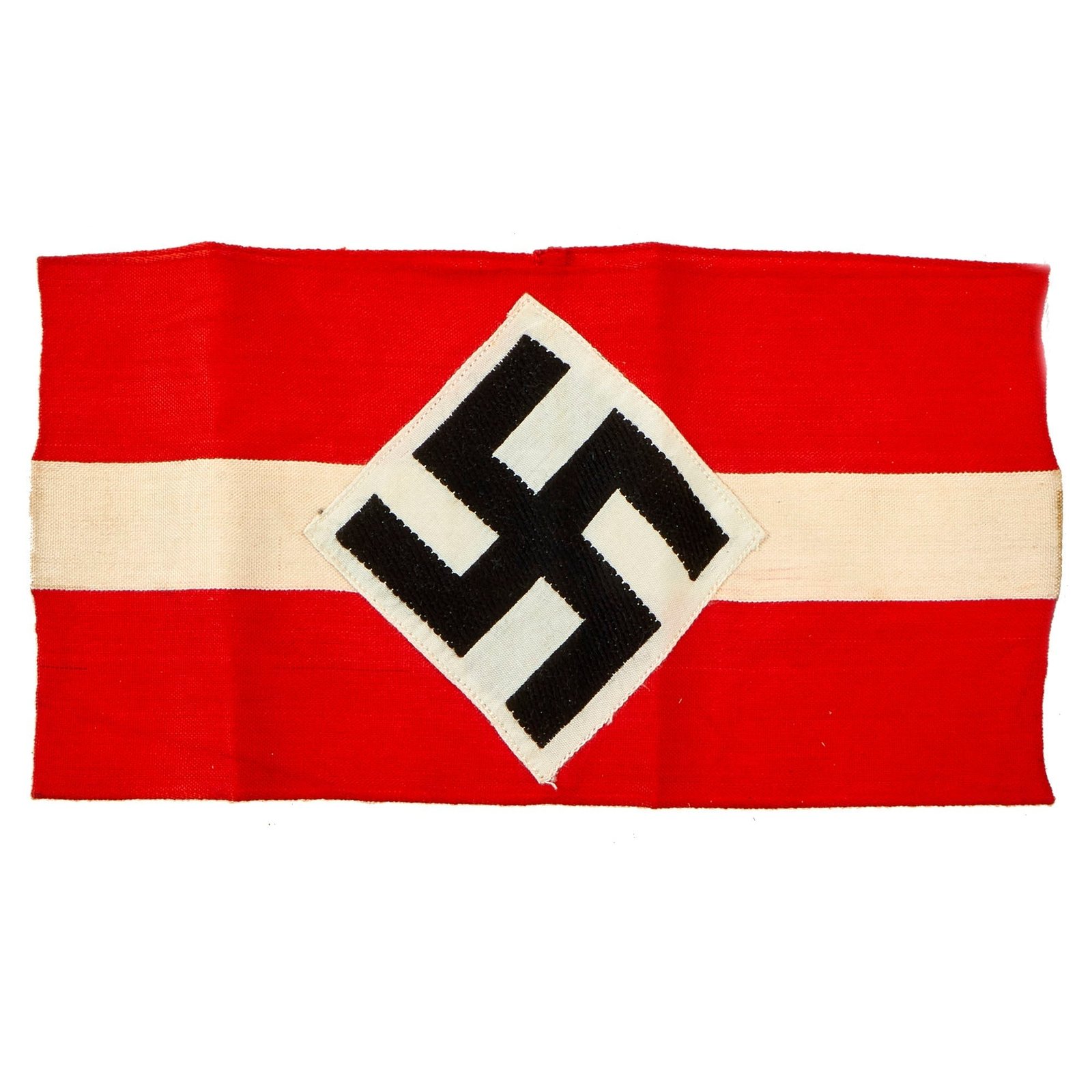 Buy Original German WWII HJ Member Armband with Embroidered Insignia & RZM Tag | Original Firearms Antique For Sale