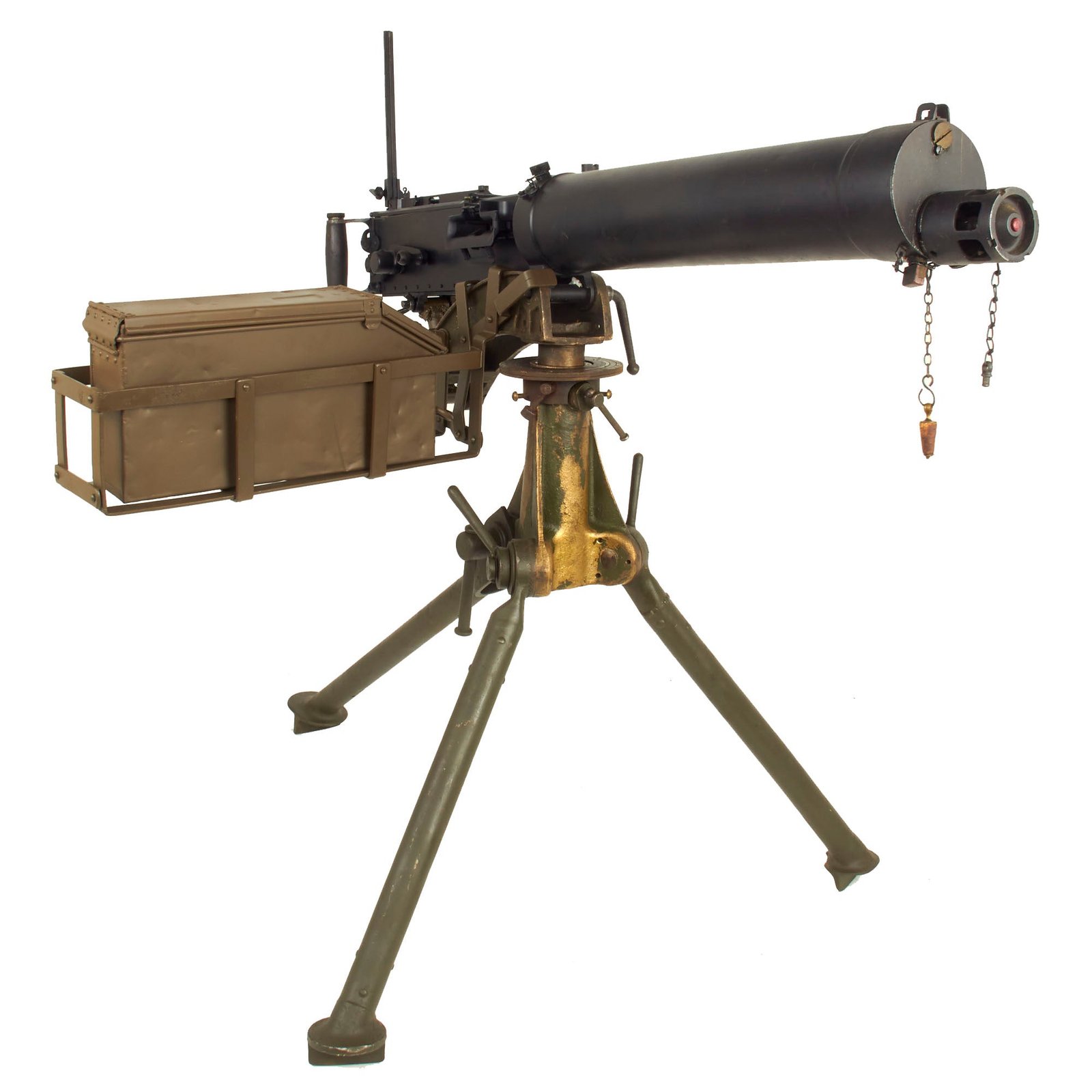 Buy Original British Pre-WWII Turkish Contract Vickers Display Machine Gun with Tripod & Accessories | Original Firearms Antique For Sale