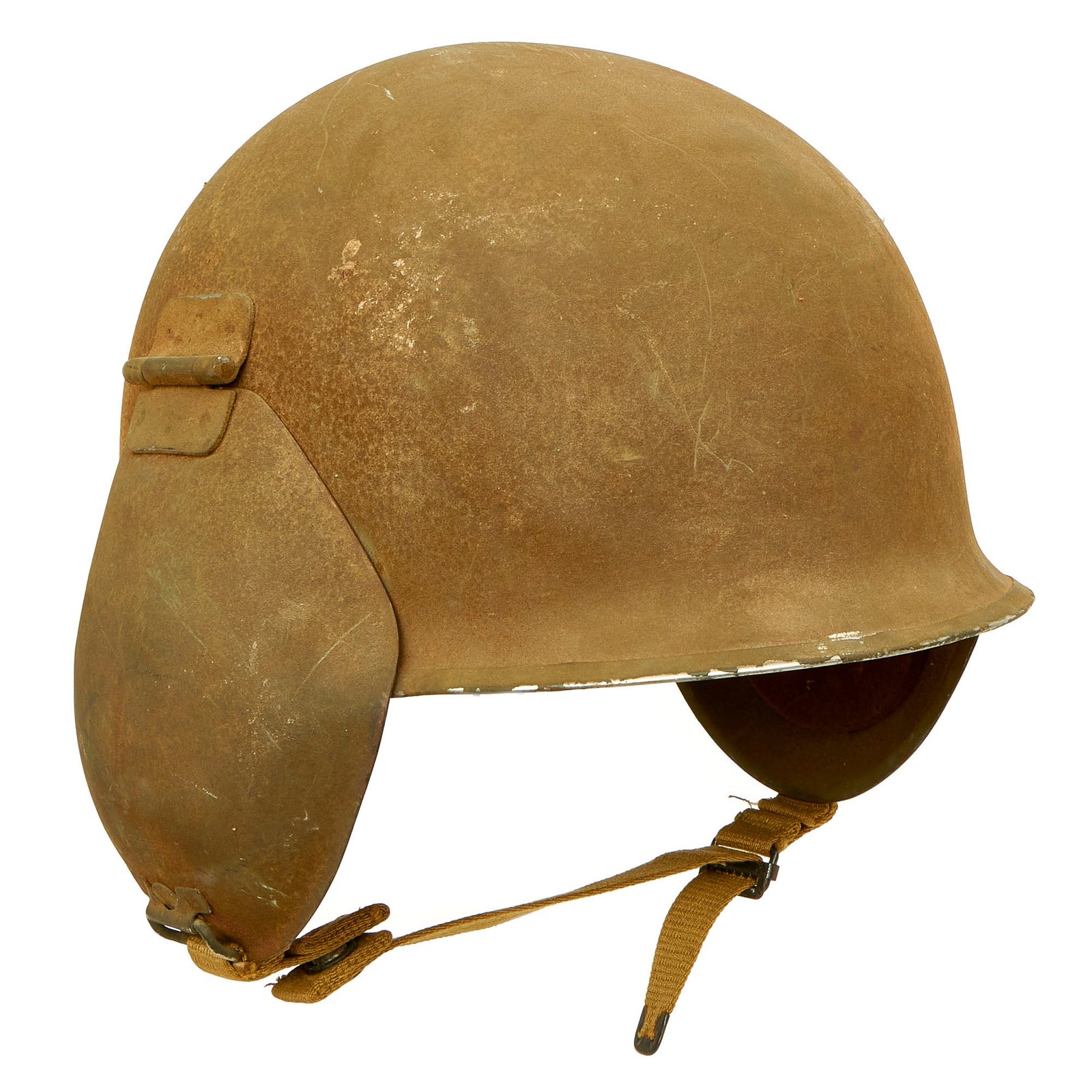 Buy Original U.S. WWII USAAF Bomber Crew M3 Steel FLAK Helmet | Original Firearms Antique For Sale