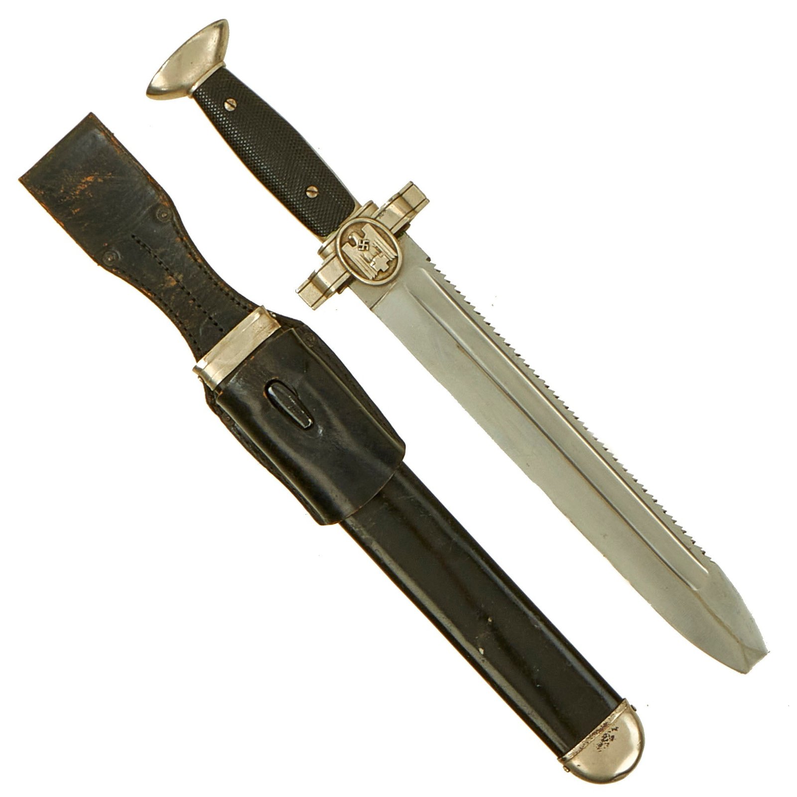 Buy Original German WWII Excellent DRK Red Cross EM/NCO Hewer with Scabbard & Frog - Deutsches Rotes Kreuz | Original Firearms Antique For Sale