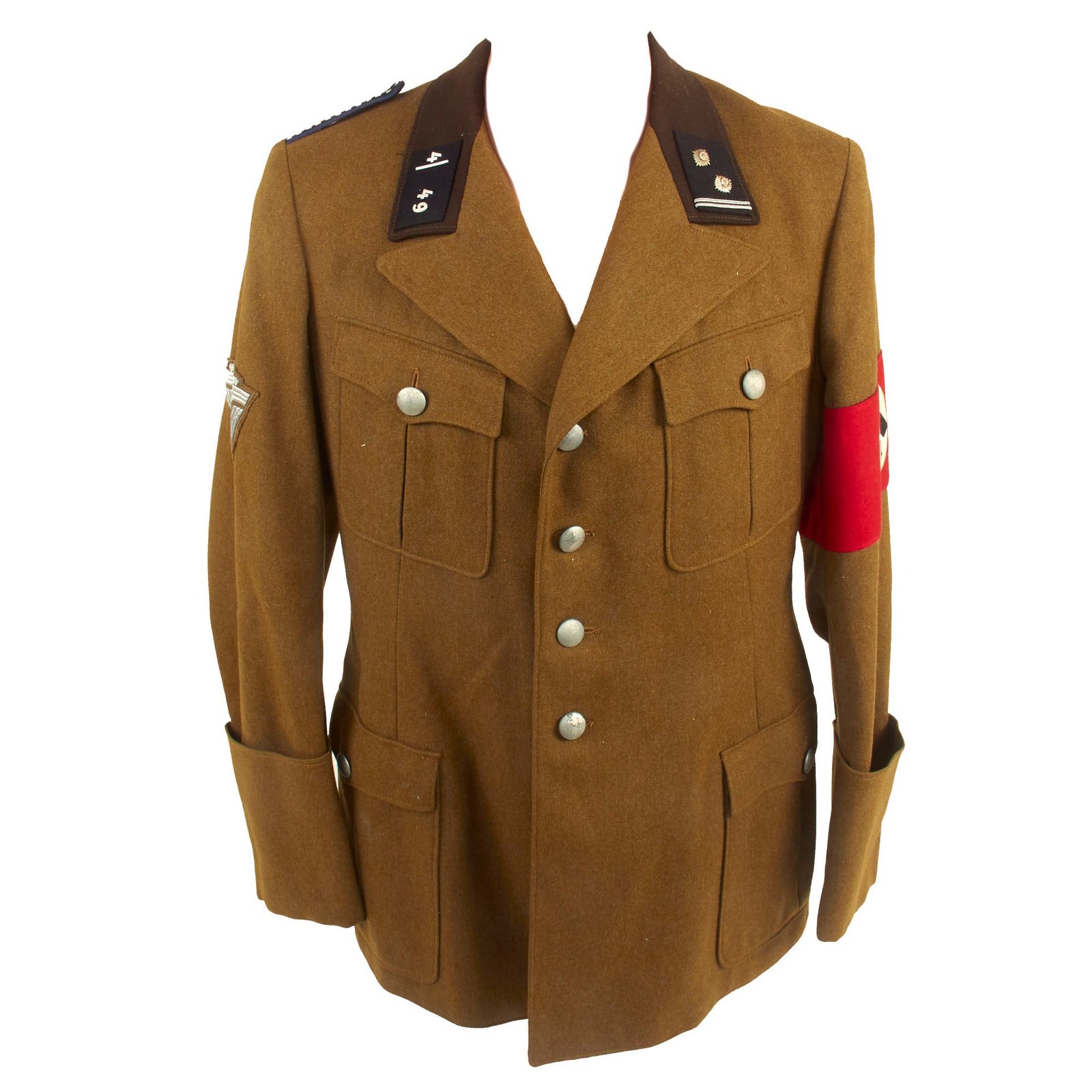 Buy Original Excellent German WWII NSKK Obertruppführer NCO Service Tunic From Motorsturm 4 / Motorstandarte 49 | Original Firearms Antique For Sale