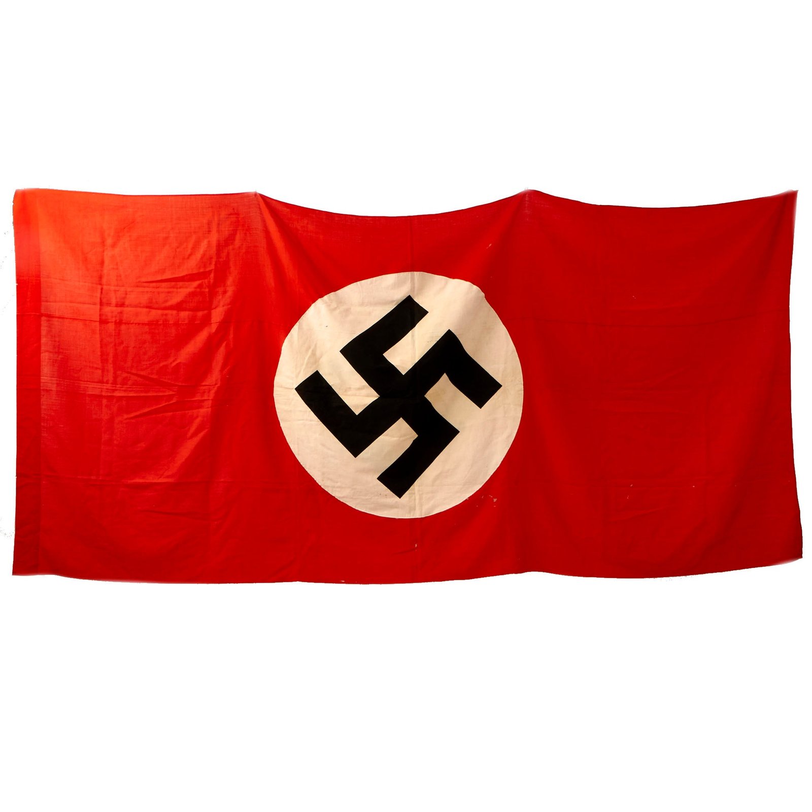 Buy Original German WWII NSDAP Large Multi-Piece Double Sided National Political Banner Flag - 92" x 44" | Original Firearms Antique For Sale