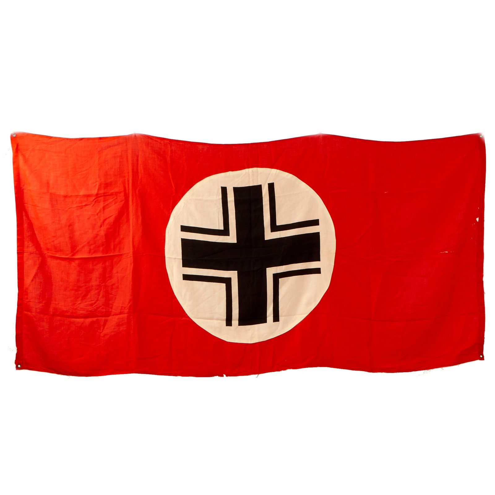 Buy Original German WWII Balkenkreuz (Beam Cross) Panzer Tank & Vehicle Identification Flag - 38" x 77" | Original Firearms Antique For Sale