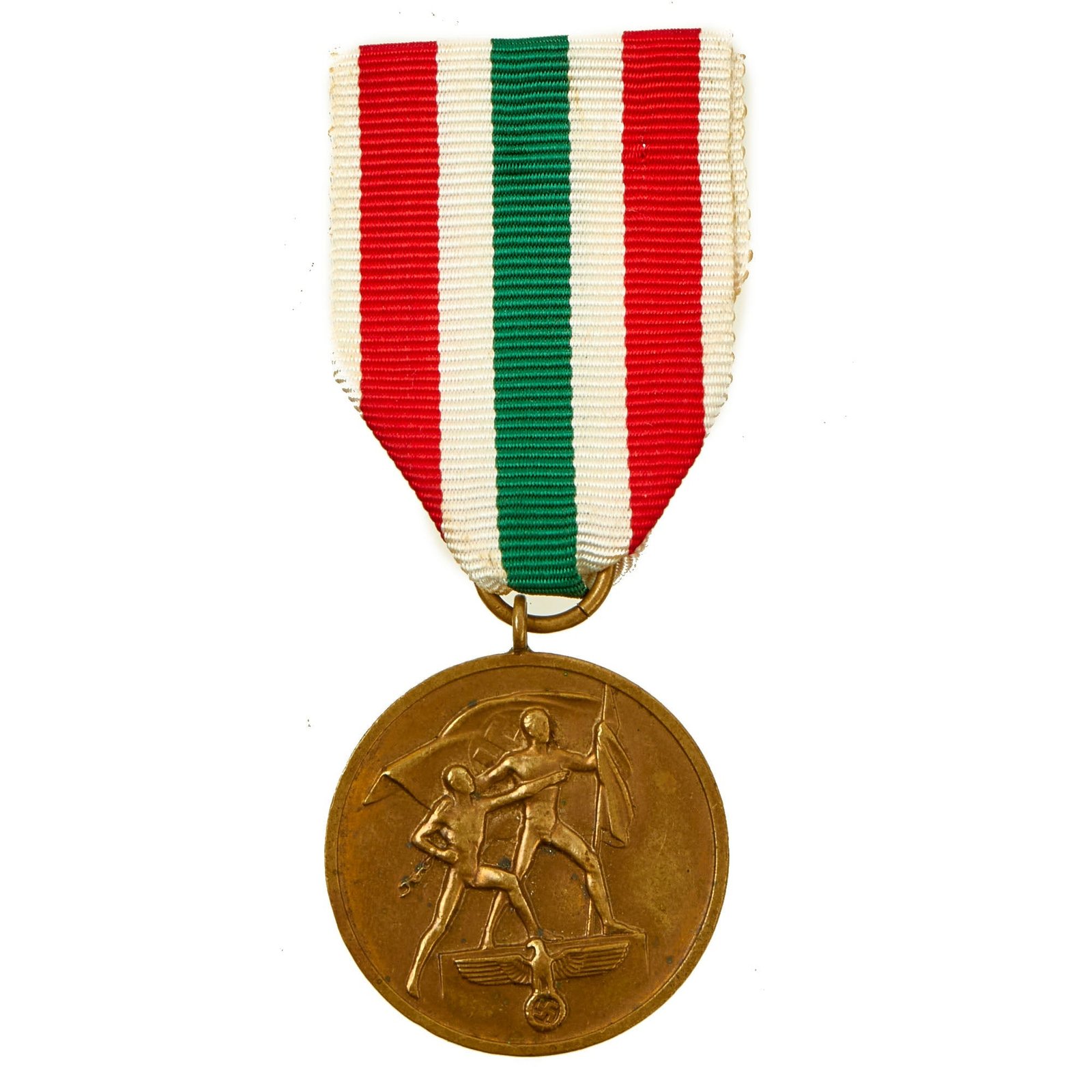 Buy Original Rare German WWII Return of Memel Commemorative Medal with Ribbon | Original Firearms Antique For Sale