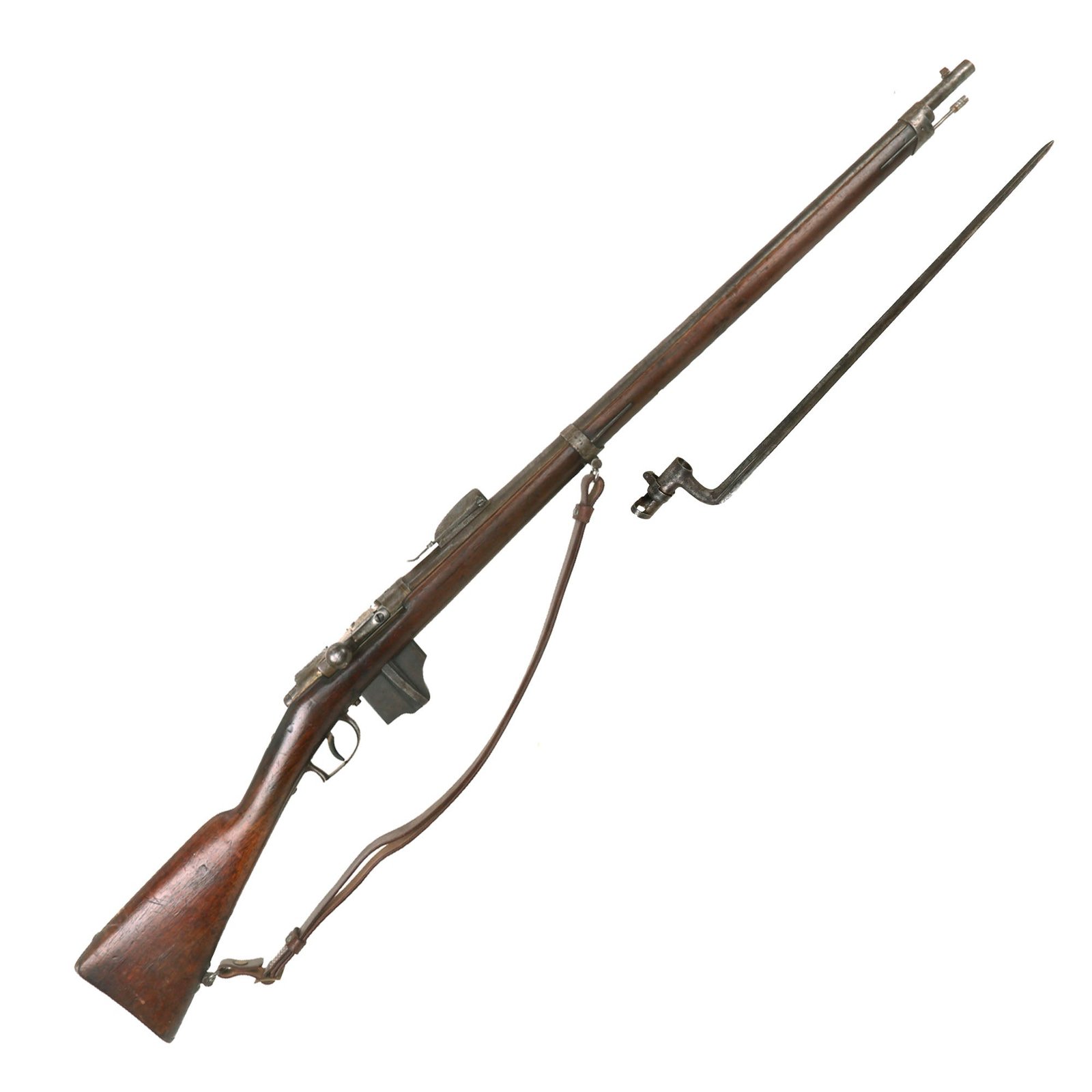 Buy Original Dutch Beaumont-Vitali M1871/88 Bolt Action Magazine Conversion Rifle Serial 1159 with Bayonet - Dated 1885 and 1891 | Original Firearms Antique For Sale