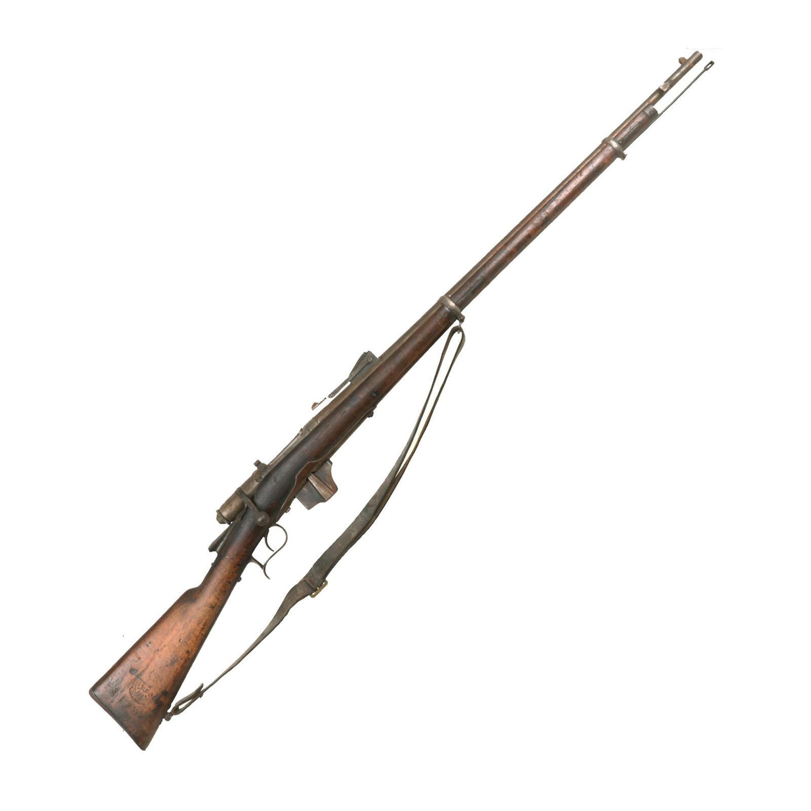 Buy Original Italian Vetterli-Vitali M1870/87 10.4mm Infantry Rifle made in Brescia dated 1875 with Sling - Serial S 470 | Original Firearms Antique For Sale