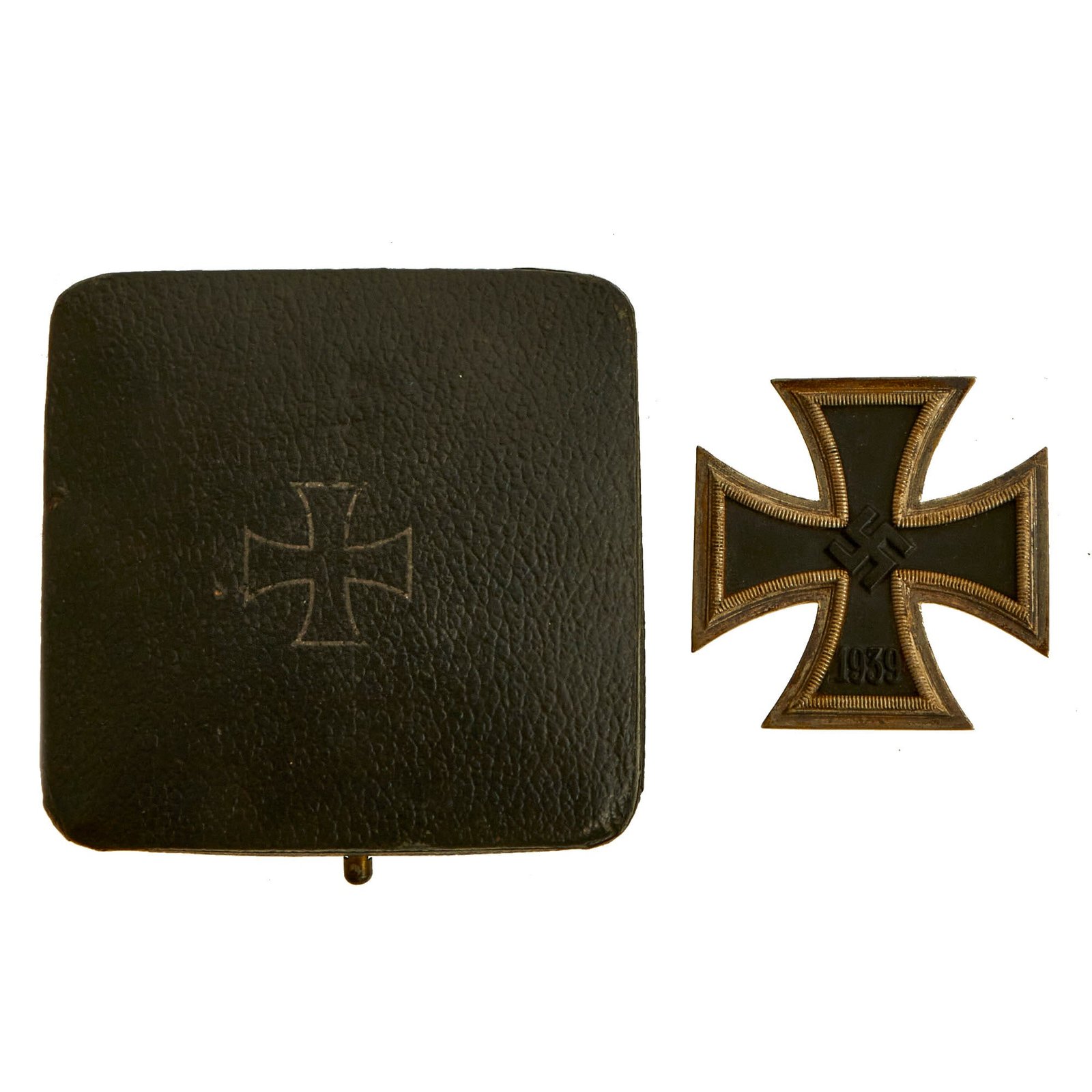 Buy Original German WWII Cased Iron Cross First Class 1939 by Steinhauer & Lück of Lüdenscheid - EKI | Original Firearms Antique For Sale