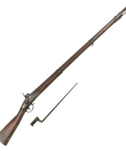 Buy Original U.S. Springfield Model 1822 Cone-in-Barrel Percussion Converted Musket by Harpers Ferry with Socket Bayonet - Dated 1824 | Original Firearms Antique For Sale