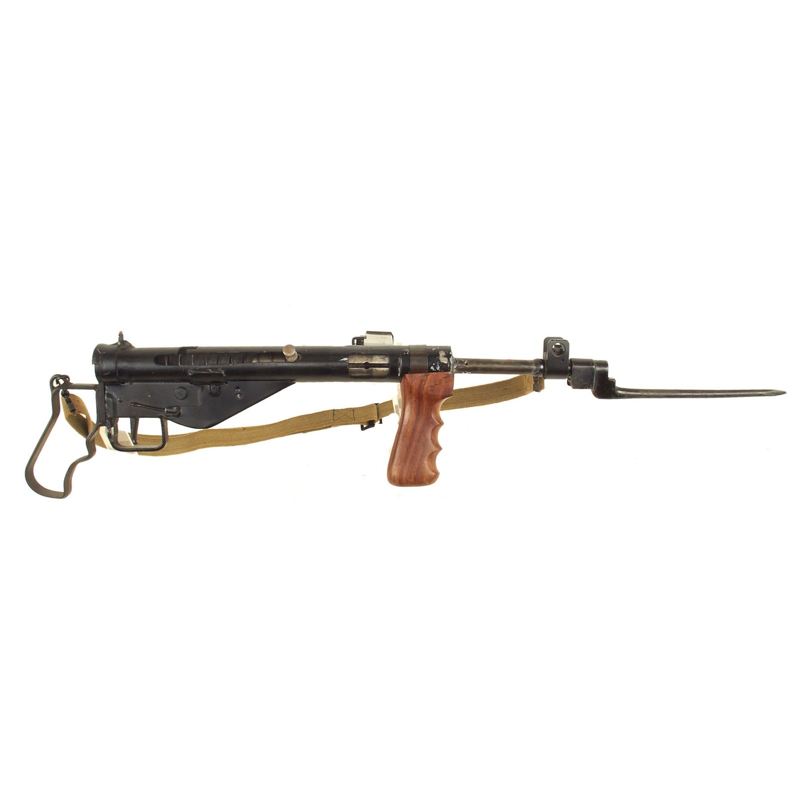 Buy Original British WWII Sten MkIII Dummy Gun with "Commando" Upgrades & Magazine - Fabricated from Original and New-Made Parts | Original Firearms Antique For Sale