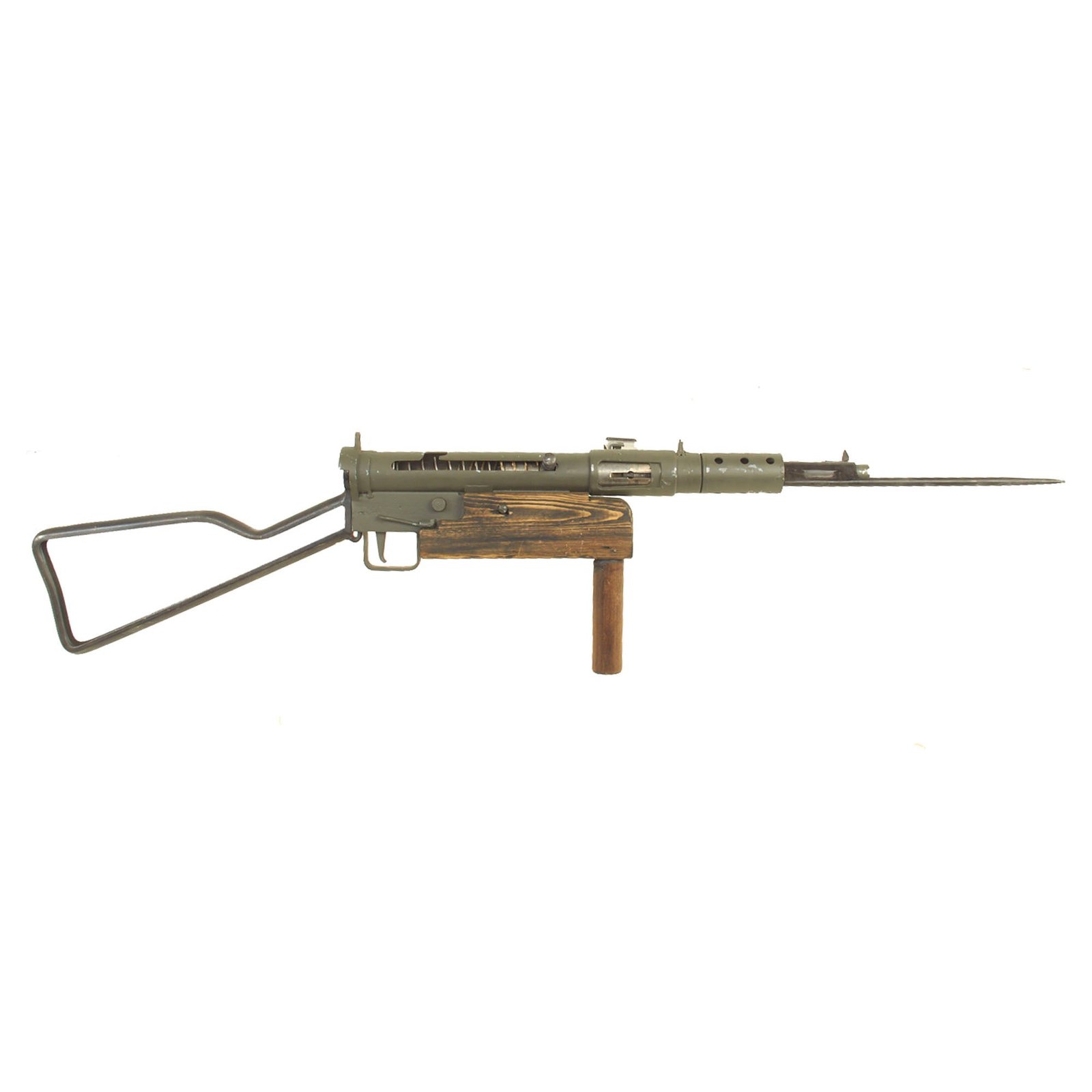 Buy Original British WWII Sten MkII Dummy Gun with MkI Type Fore Stock & Magazine - Fabricated from Original and New-Made Parts | Original Firearms Antique For Sale