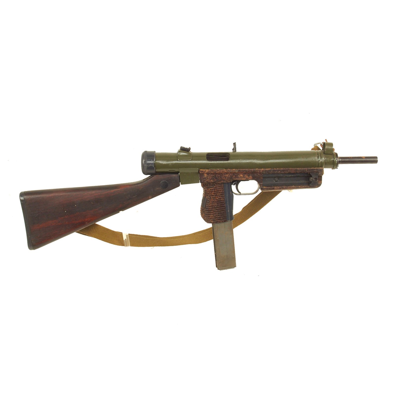 Buy Original Czechoslovakian Cold War Sa 24 (vz. 48a/52) Display Submachine Gun with Magazine & Sling - Bay Of Pigs Invasion | Original Firearms Antique For Sale