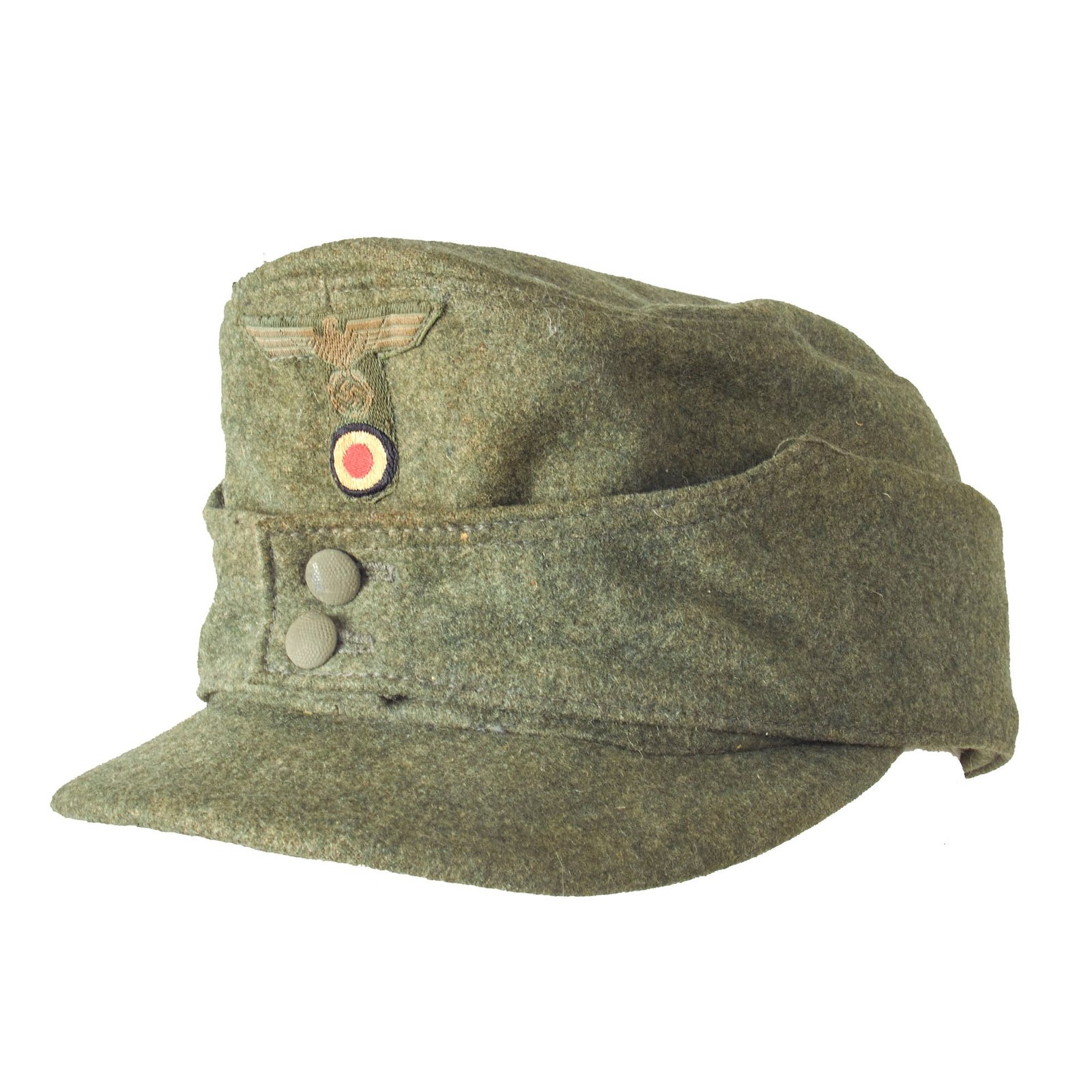 Buy Original German WWII Heer Gebirgsjäger M43 Bergmütze Mountain Trooper Field Cap by Emil Budach - size 57 | Original Firearms Antique For Sale