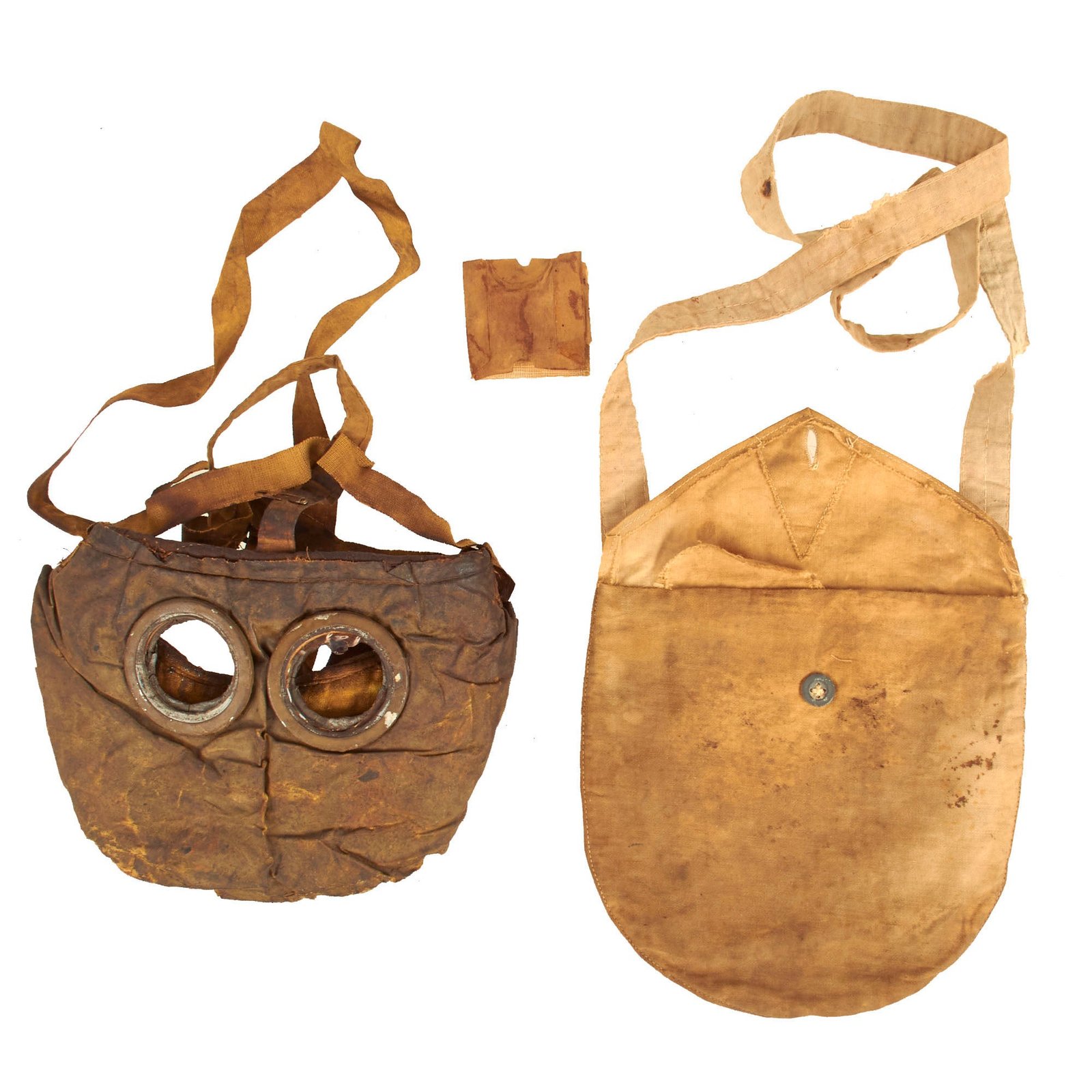 Buy Original French WWI M2 Gas Mask With Carry Bag | Original Firearms Antique For Sale