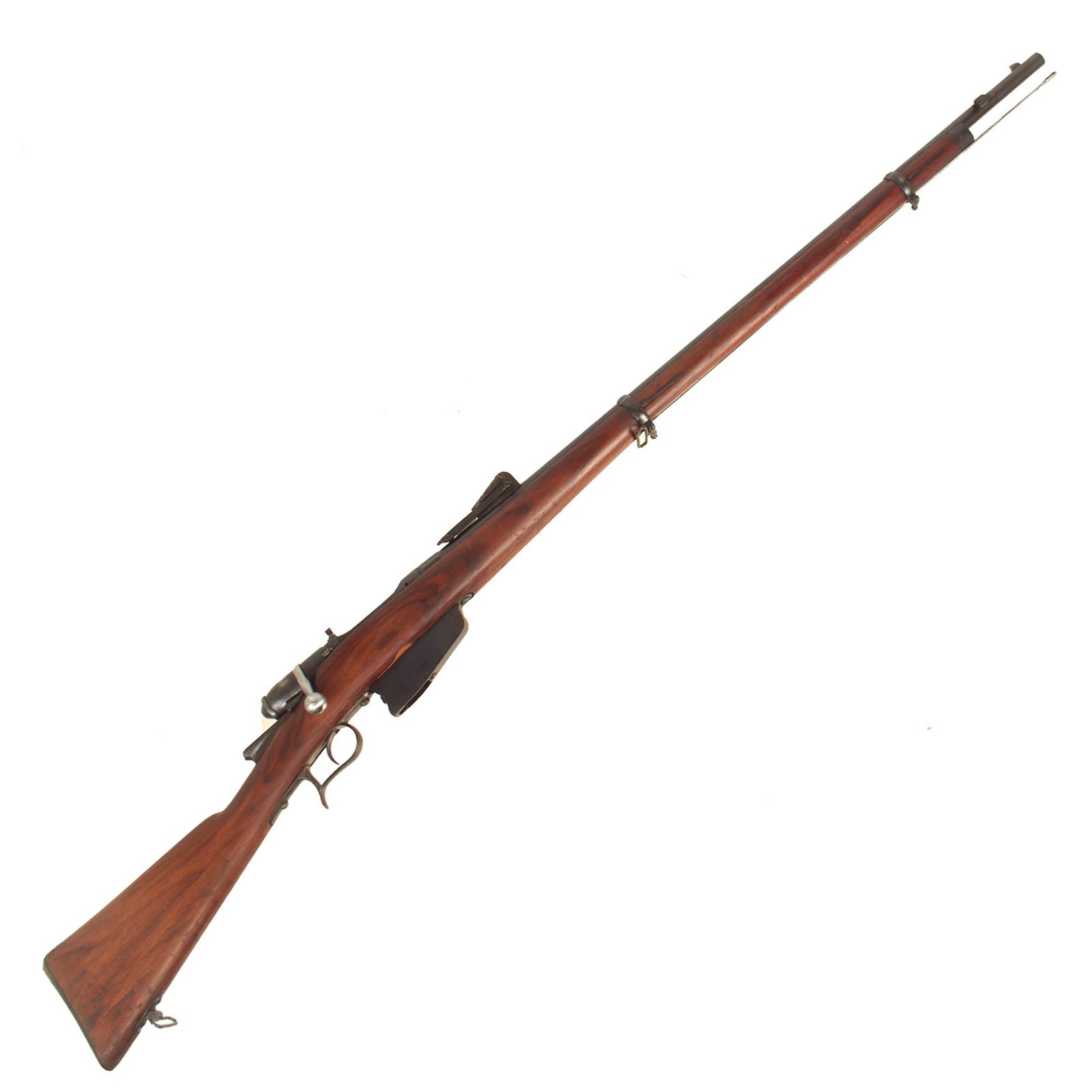 Buy Original Italian Vetterli M1870/87/15 Infantry Rifle Serial DG 3099 made in Torino Converted to 6.5mm - Dated 1889 | Original Firearms Antique For Sale