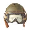 Buy Original U.S. WWII M38 Tanker Helmet by Sears Saddlery Co. with B-8 Goggles - Size 7 | Original Firearms Antique For Sale