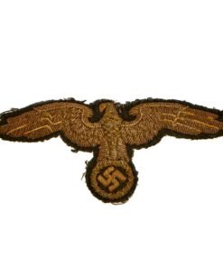 Buy Original Rare German WWII NSDAP Diplomatic Corps Officer Visor Cap Gold Bullion Eagle Insignia | Original Firearms Antique For Sale